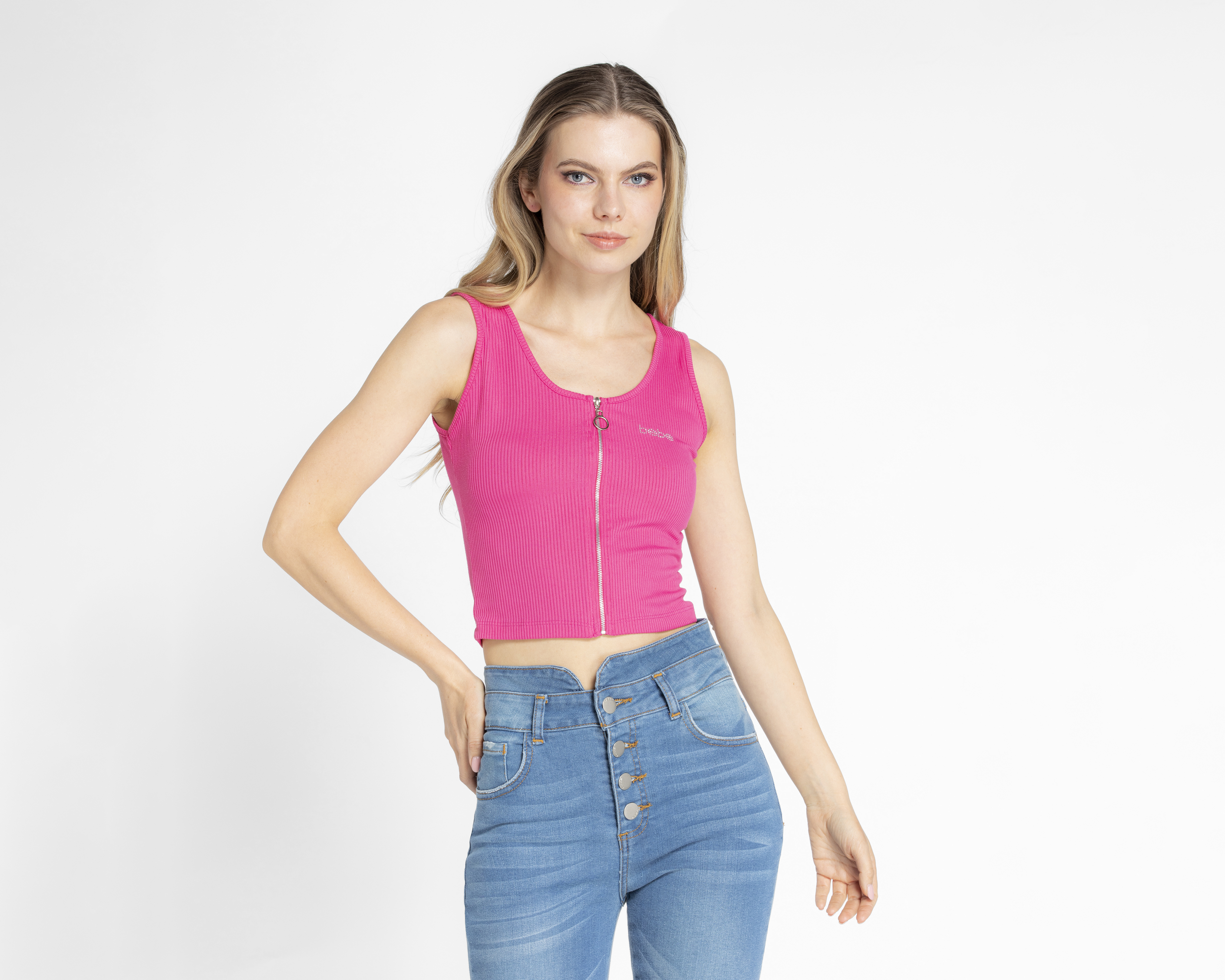 Blusa Bebe sin Manga con Cierre