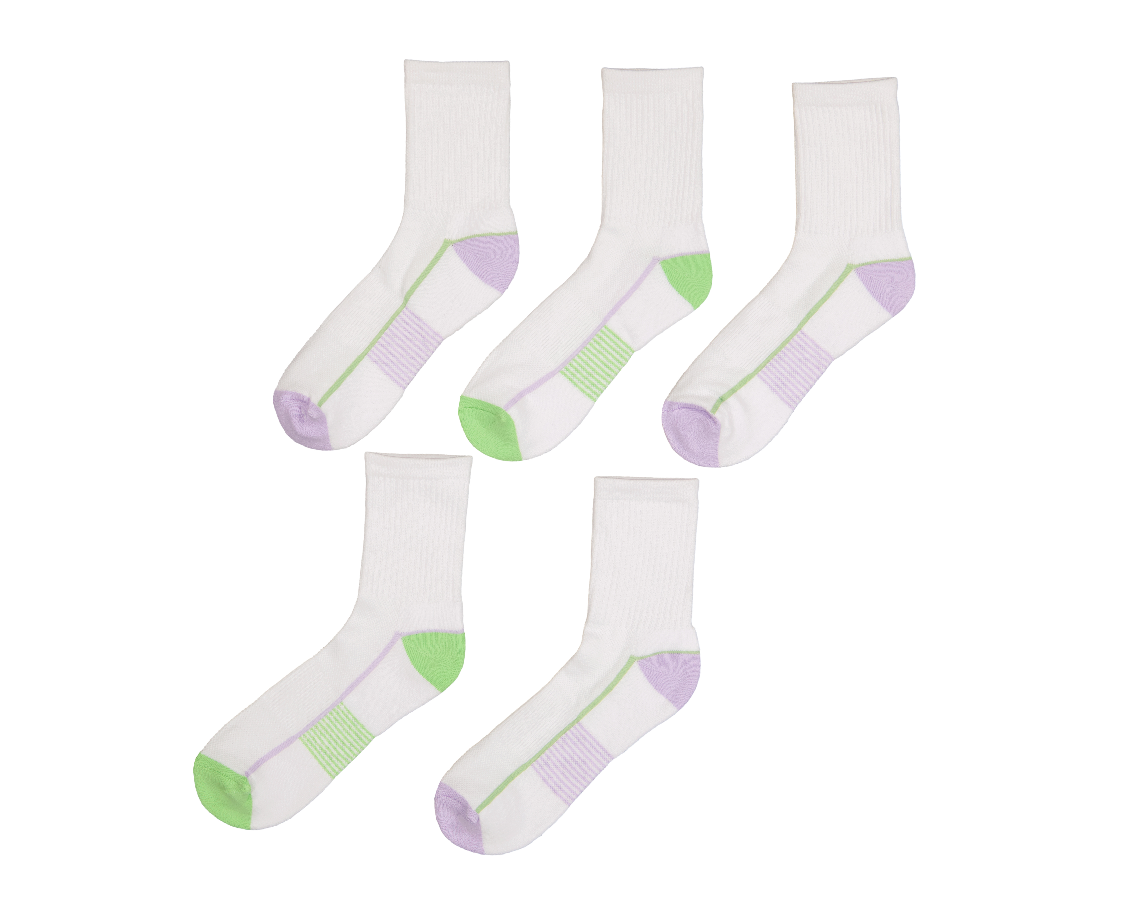 Calcetas Deportivas Sportline para Mujer 5 Pares