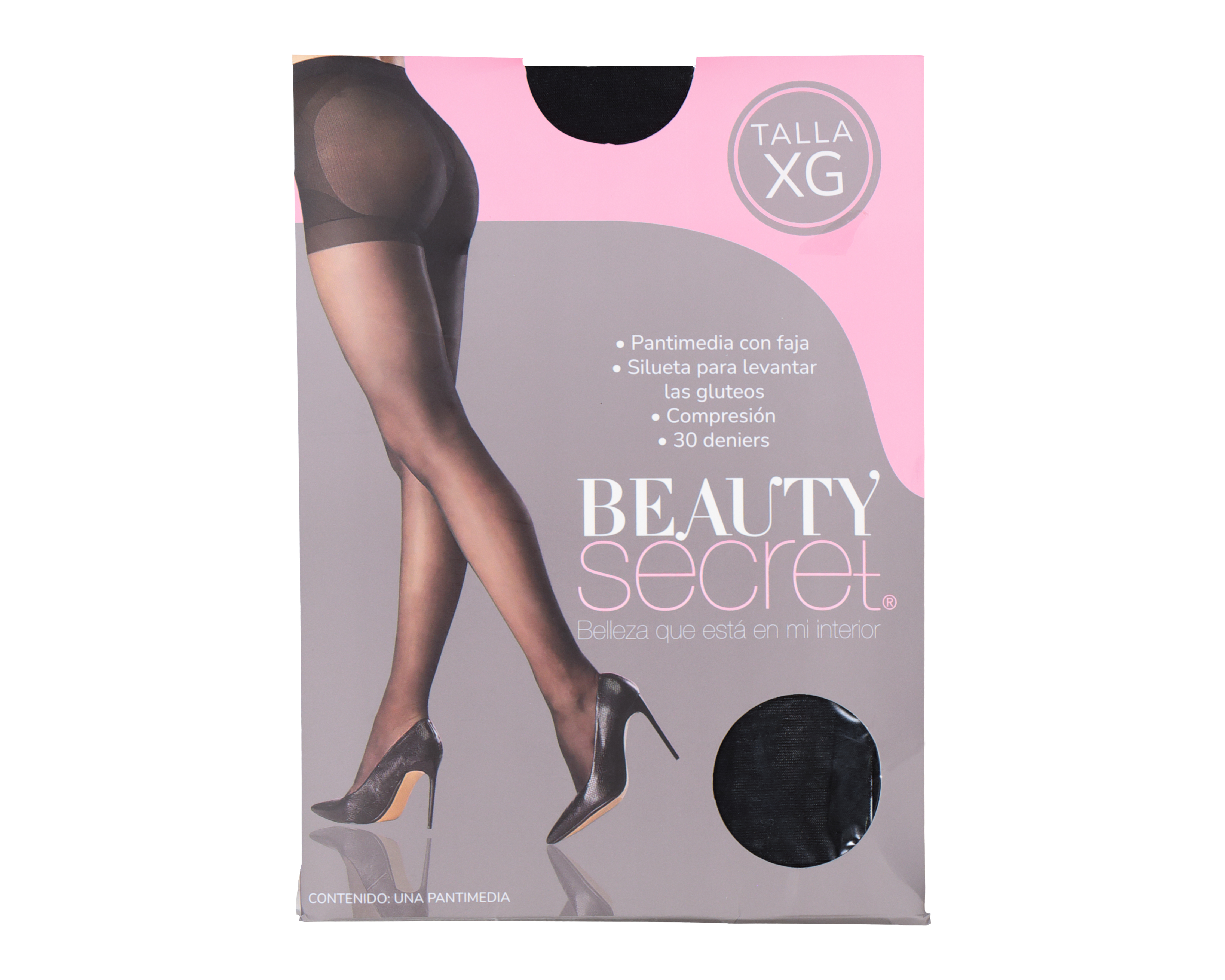 Foto 4 pulgar | Foto 3 | Pantimedias Beauty Secret Negras