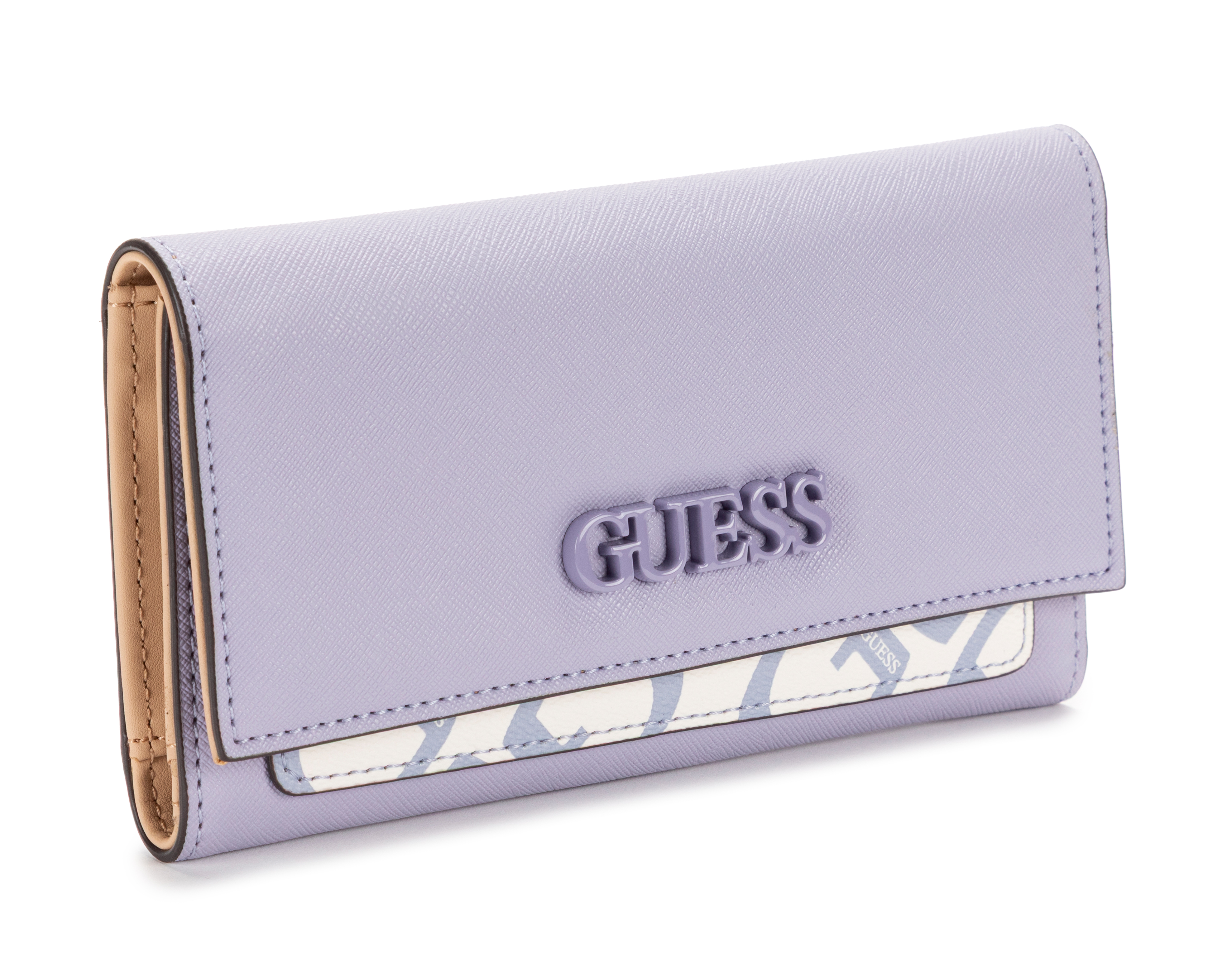 Foto 3 pulgar | Foto 2 | Cartera para Mujer Guess Lila