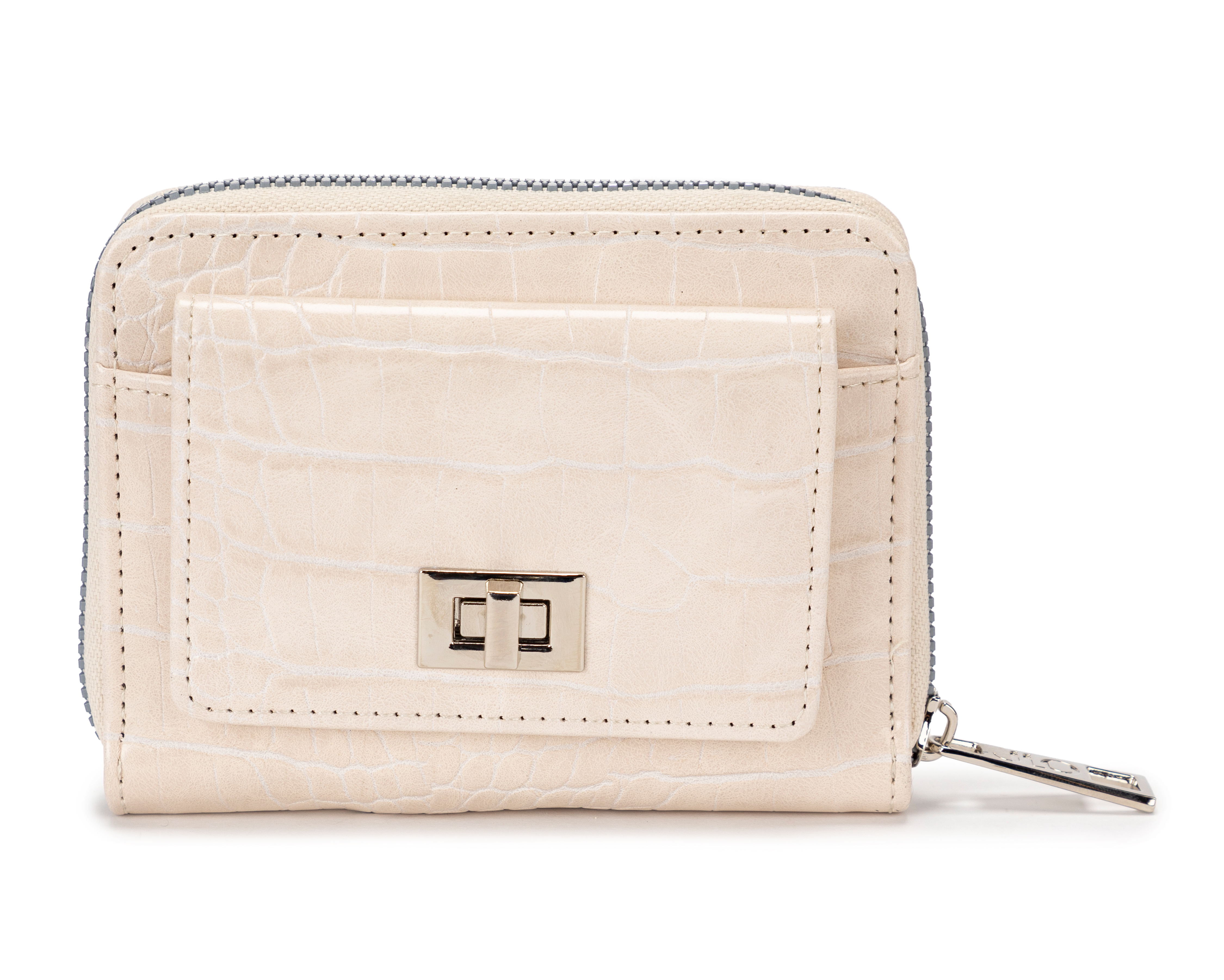 Foto 2 pulgar | Foto 1 | Monedero para Mujer Jennifer Lopez Beige