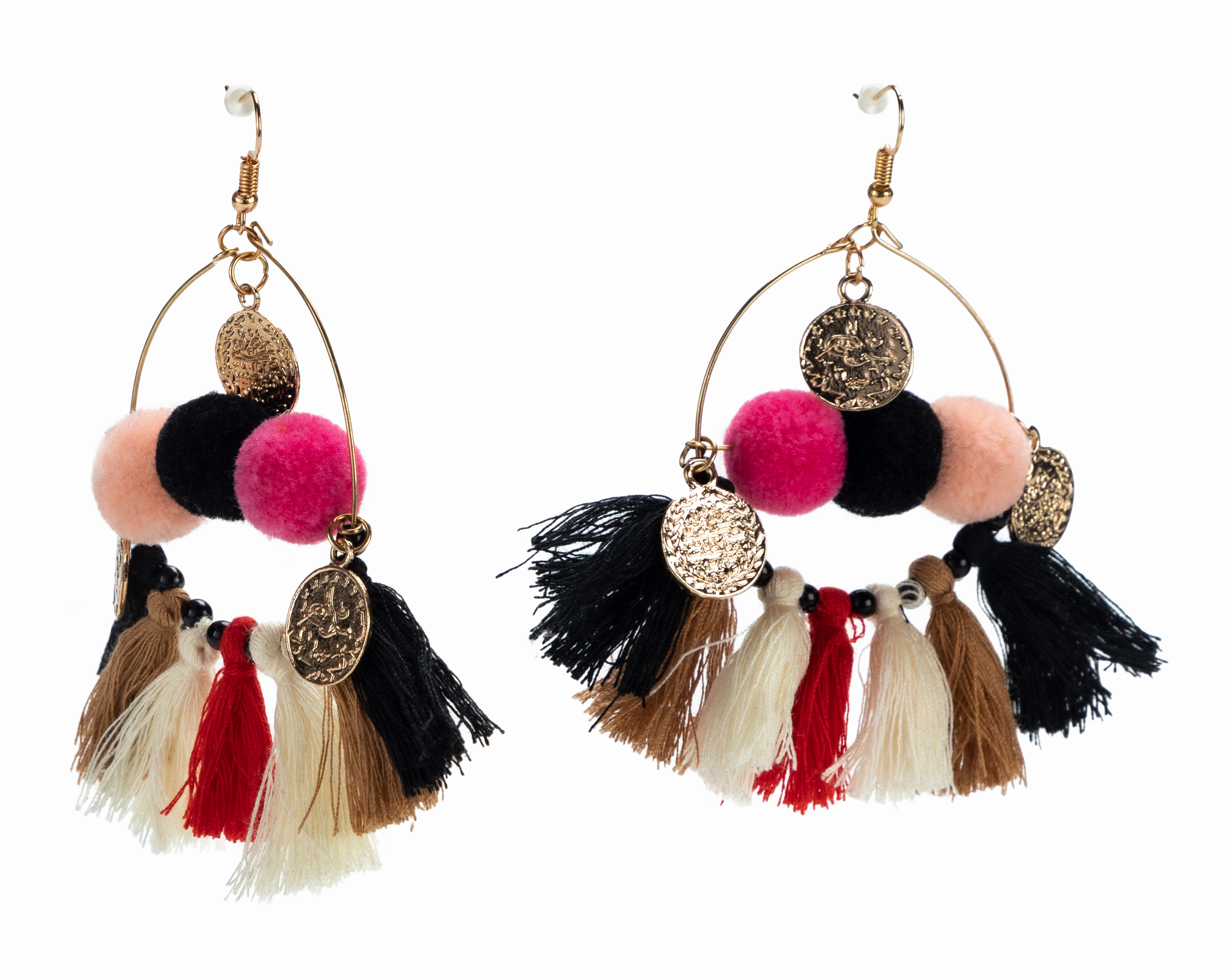 Foto 4 pulgar | Foto 3 | Aretes Sahara Multicolor