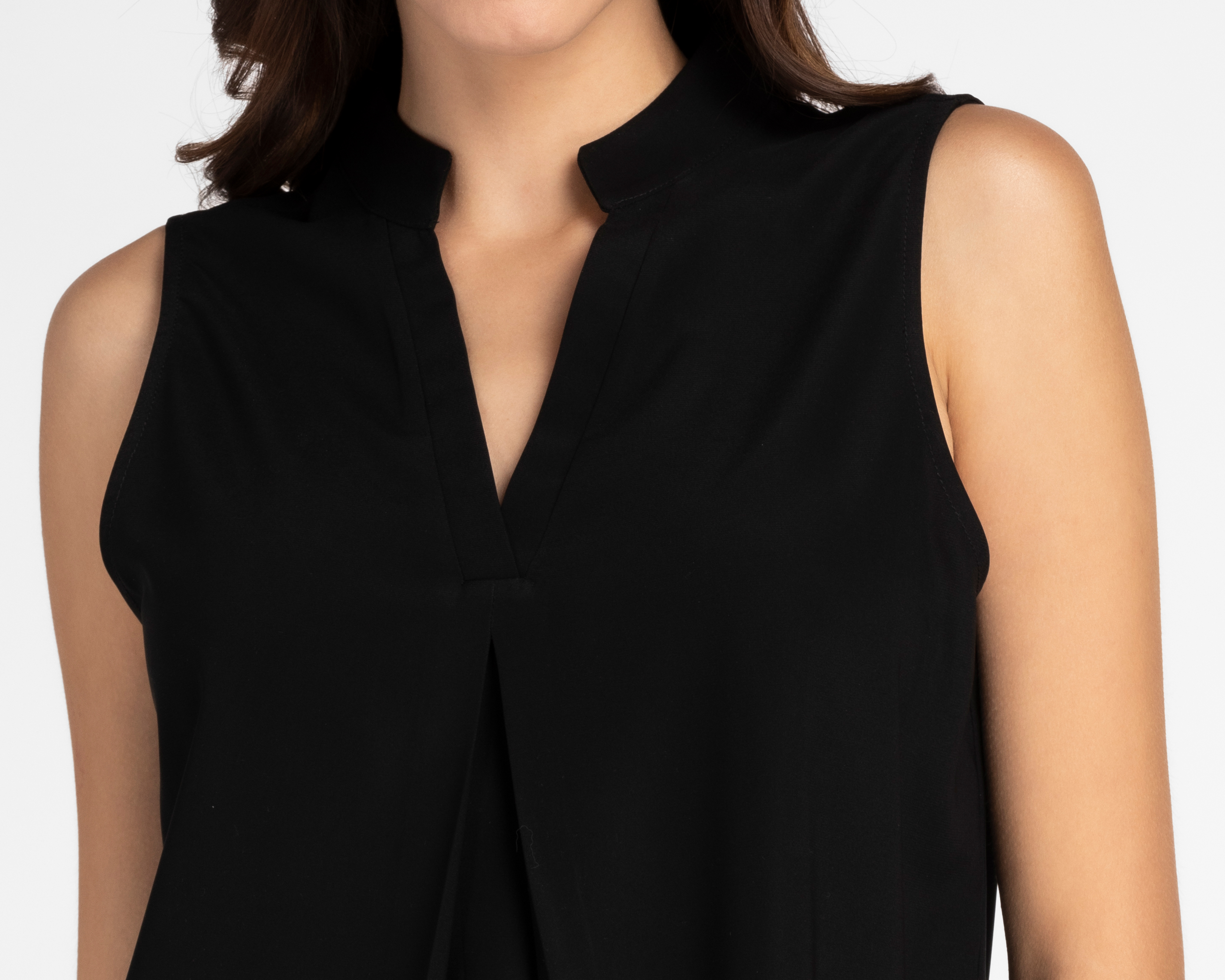 Foto 5 pulgar | Foto 4 | Blusa Sahara sin Mangas con Cuello V