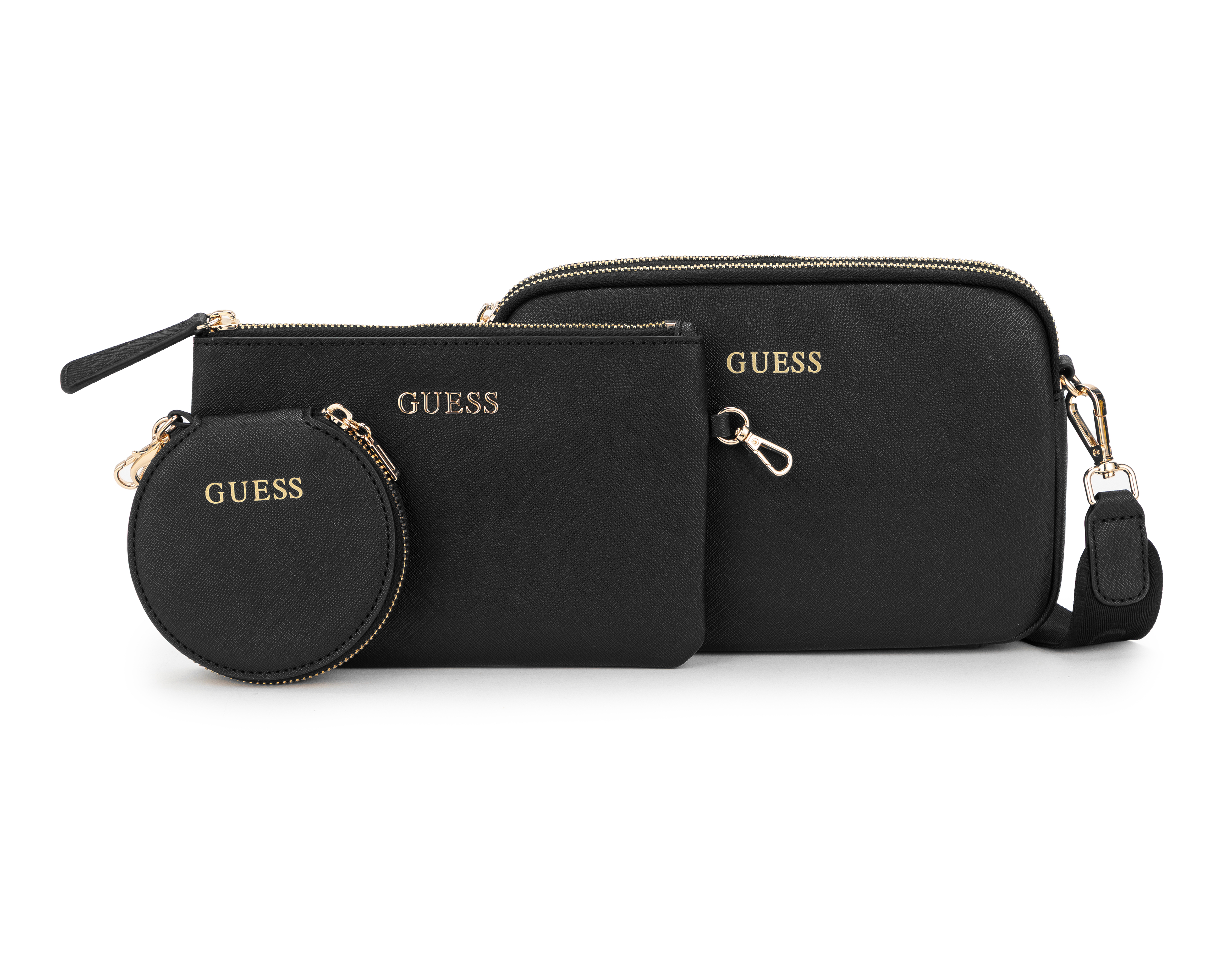 Bolsa Cruzada Guess Aengus 3 Piezas