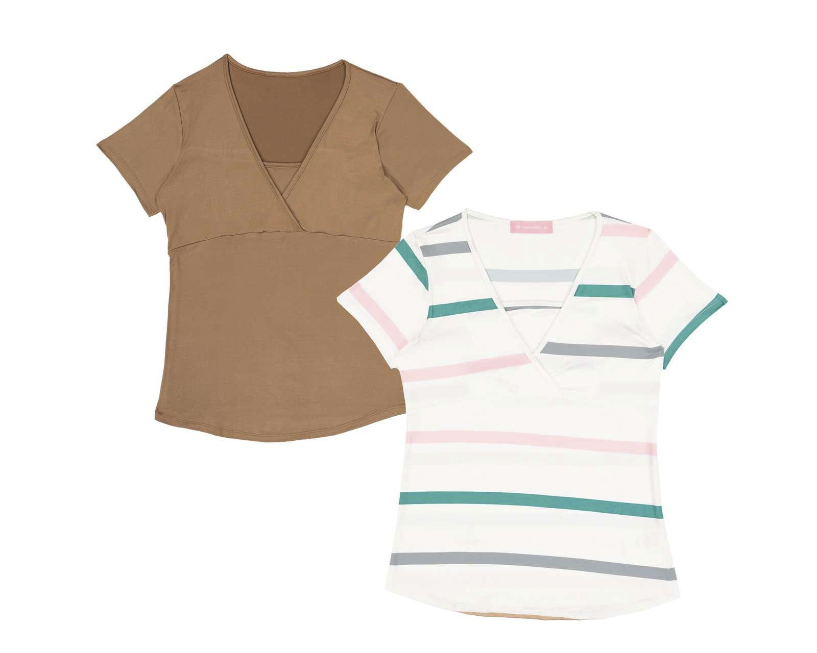 Playera de Maternidad Mamá Bella Manga Corta 2 Piezas