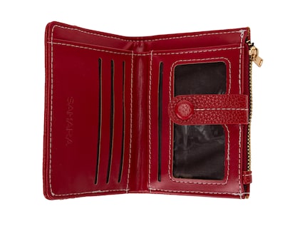 Foto 4 | Foto 4 | Monedero para Mujer Sahara Rojo
