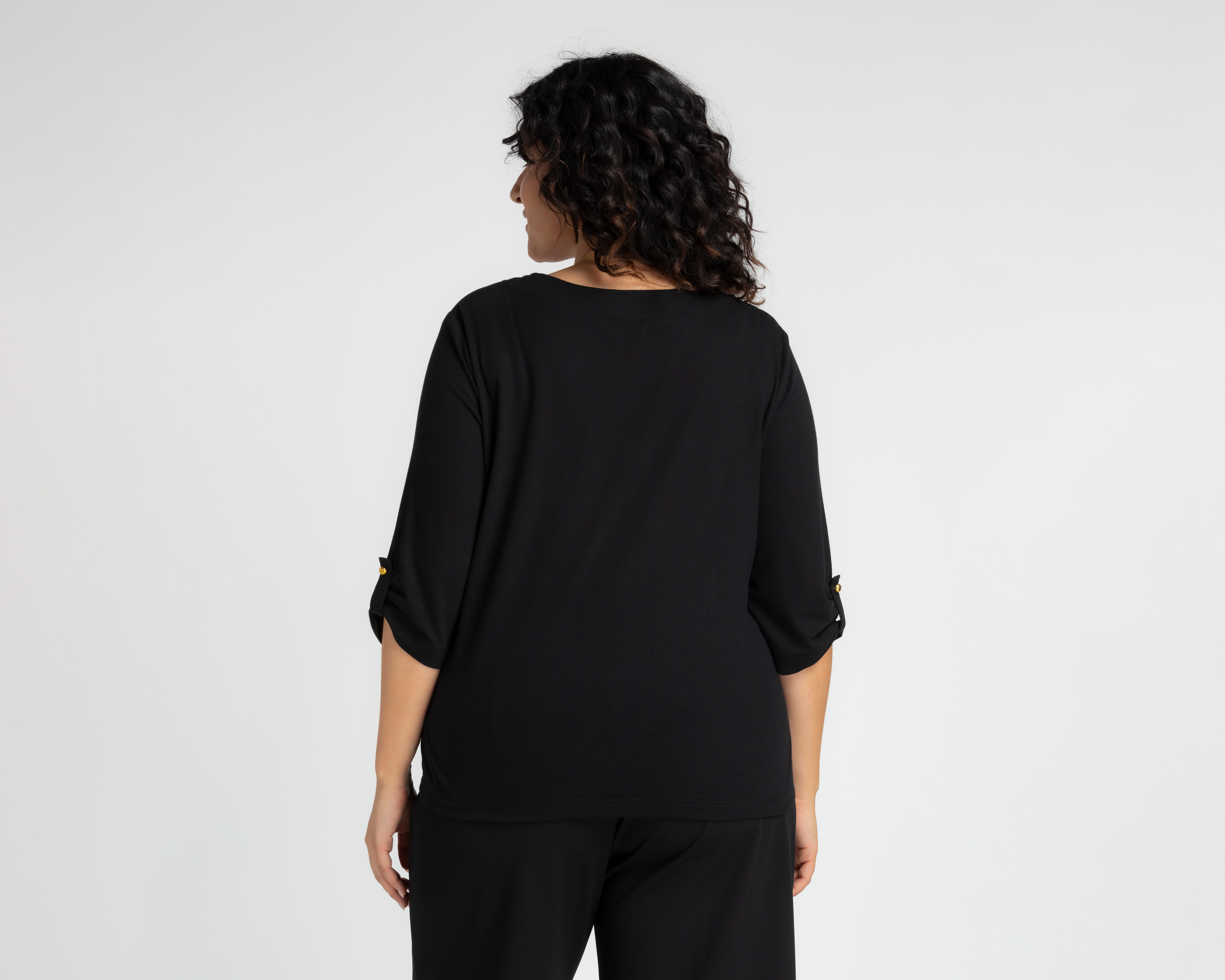 Foto 4 pulgar | Foto 3 | Blusa Lady Sun Manga 3/4 para Mujer