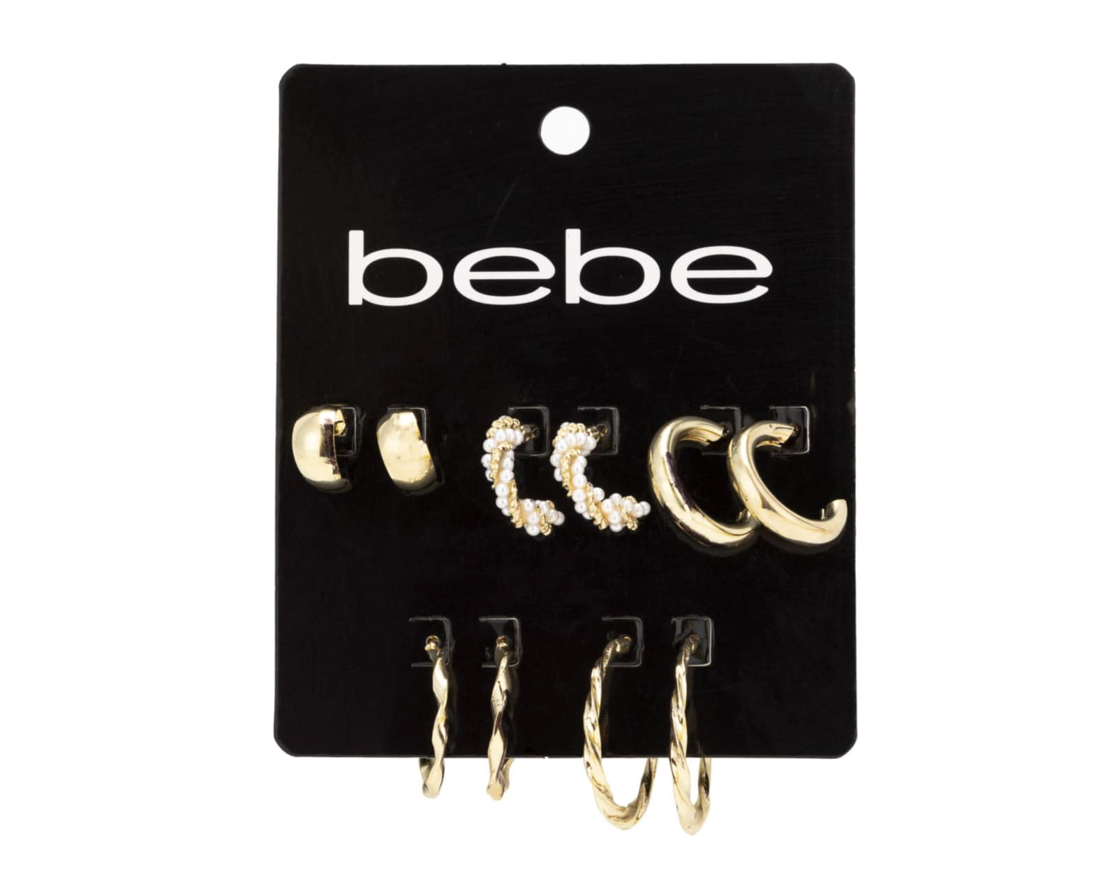 Foto 2 pulgar | Foto 1 | Aretes Bebe Dorados 5 Pares