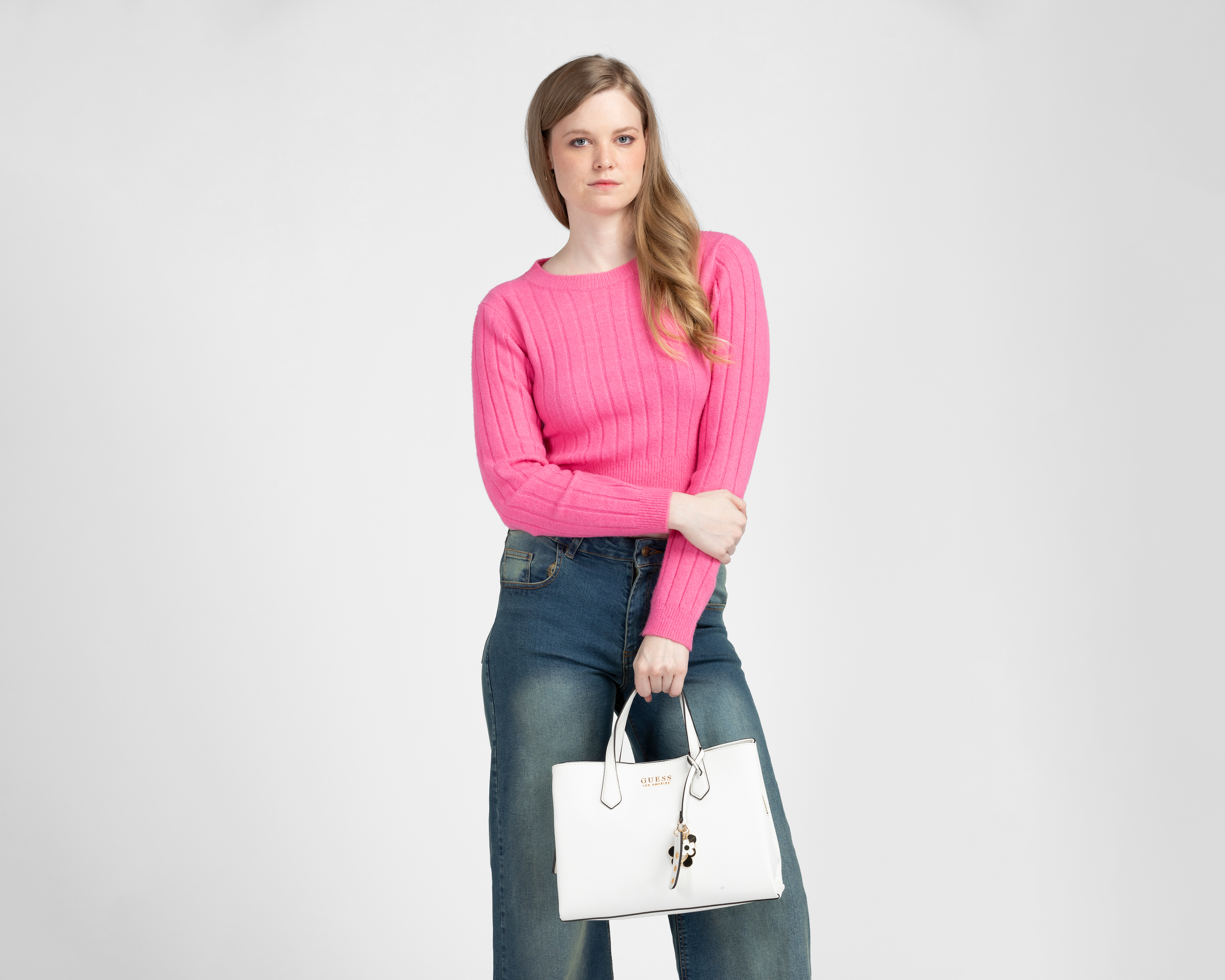 Foto 6 | Foto 6 | Bolsa de Hombro Guess Jennice Satchel