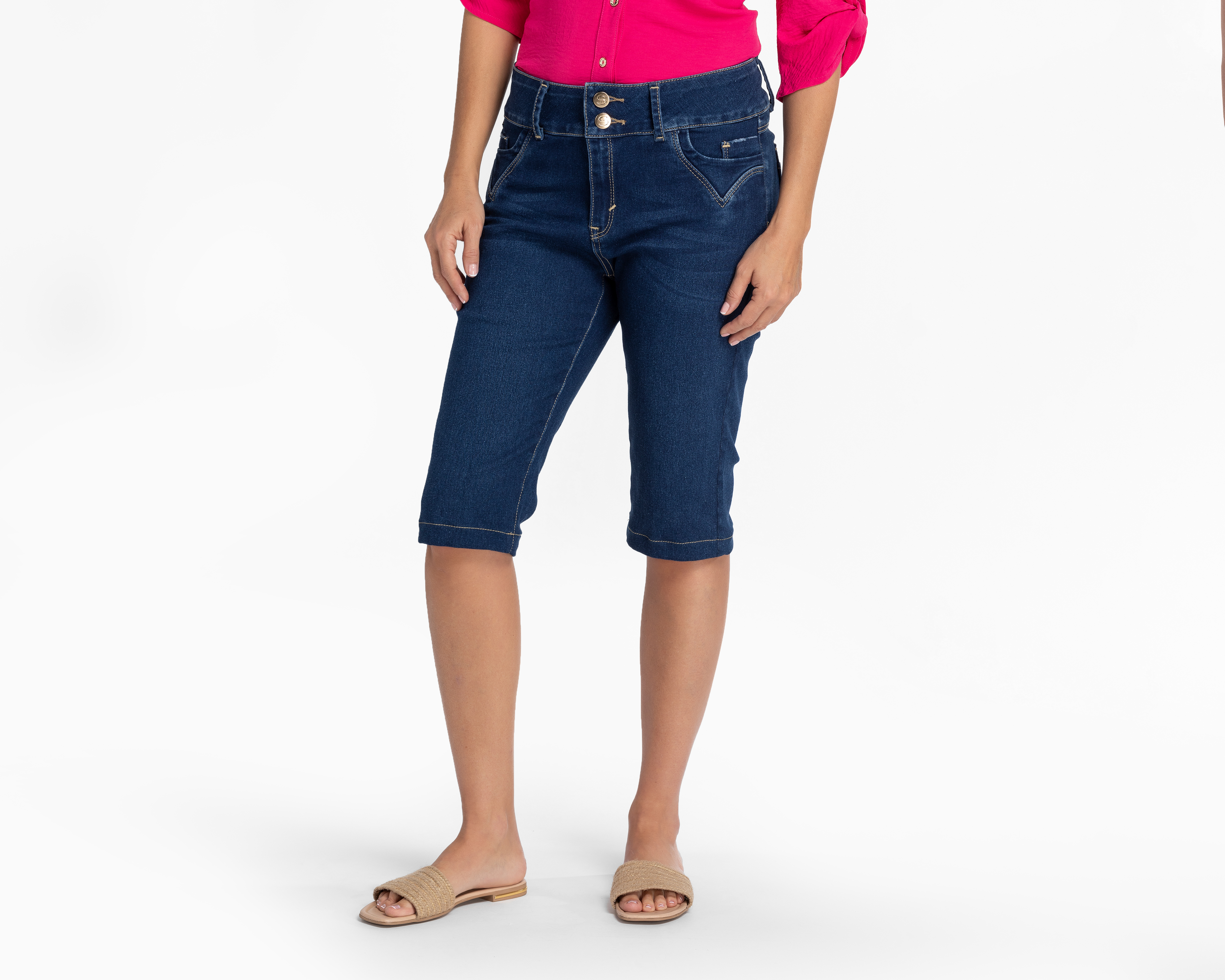 Foto 2 pulgar | Foto 1 | Short Sahara de Mezclilla