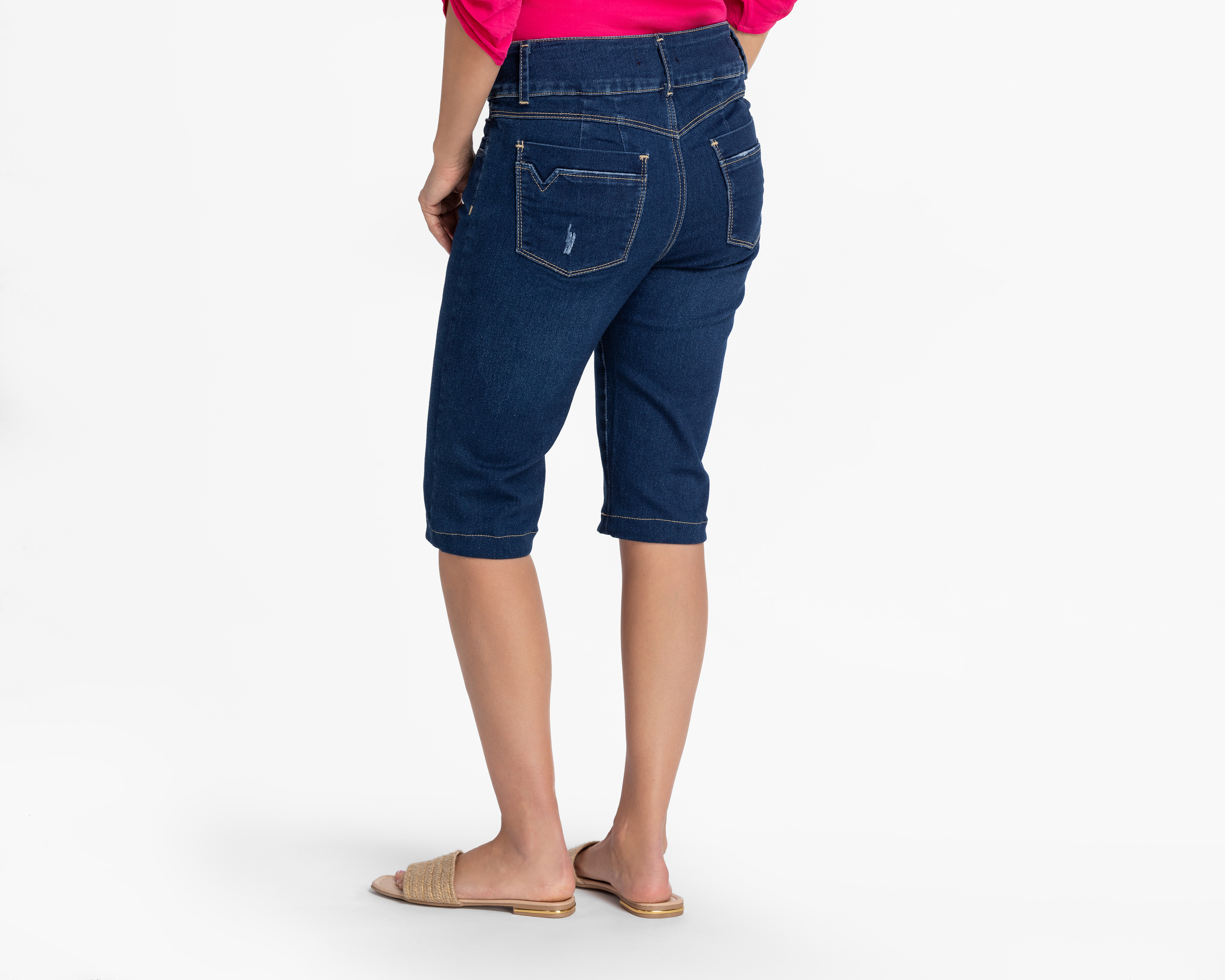 Foto 4 pulgar | Foto 3 | Short Sahara de Mezclilla