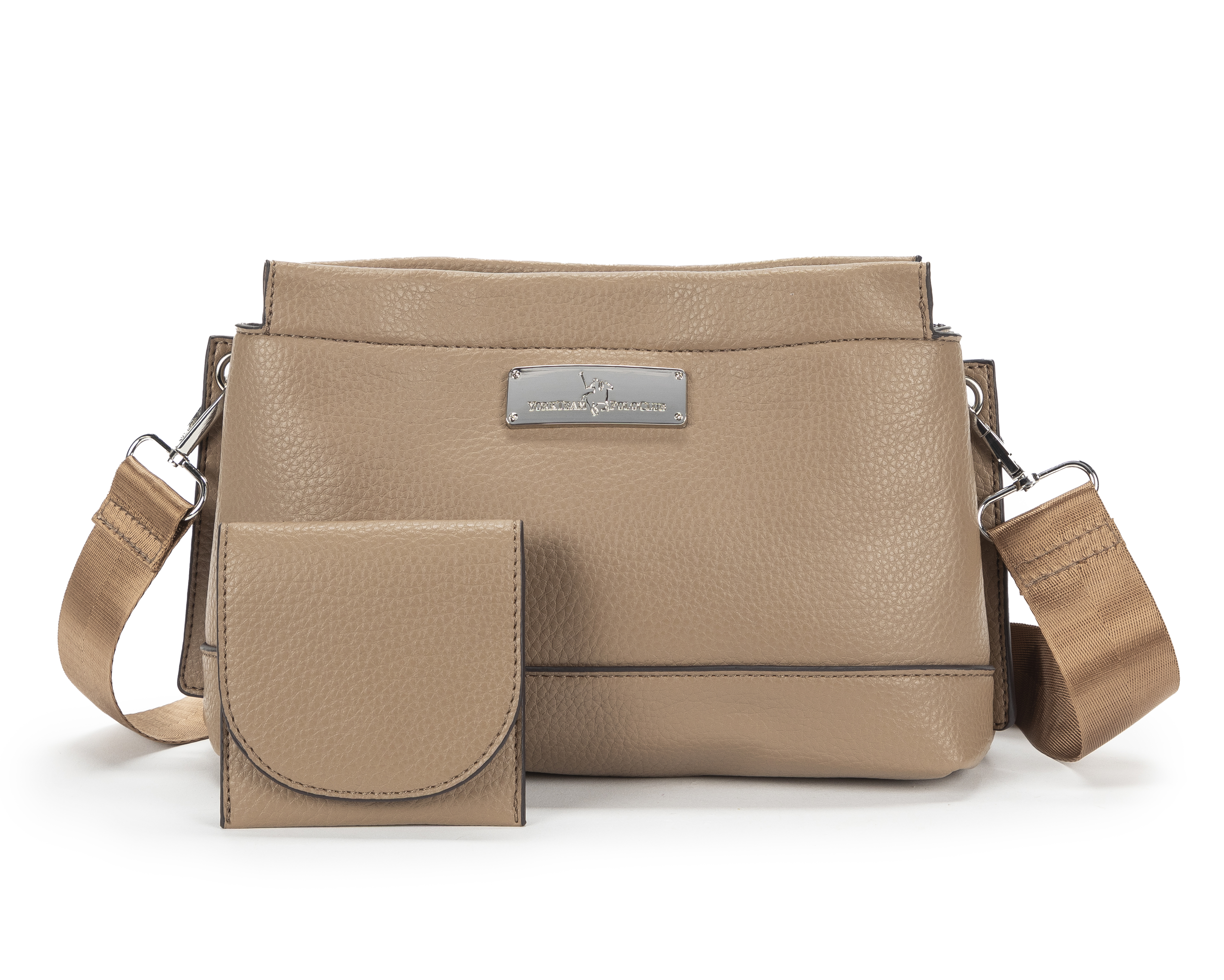 Foto 2 pulgar | Foto 1 | Bolsa Cruzada York Team Polo Club con Monedero