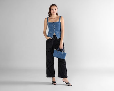 Foto 1 | Foto 1 | Pantalón Cargo Strona Negro para Mujer