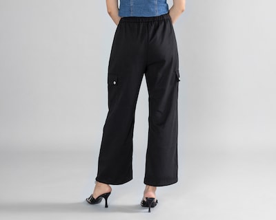 Foto 3 | Foto 3 | Pantalón Cargo Strona Negro para Mujer