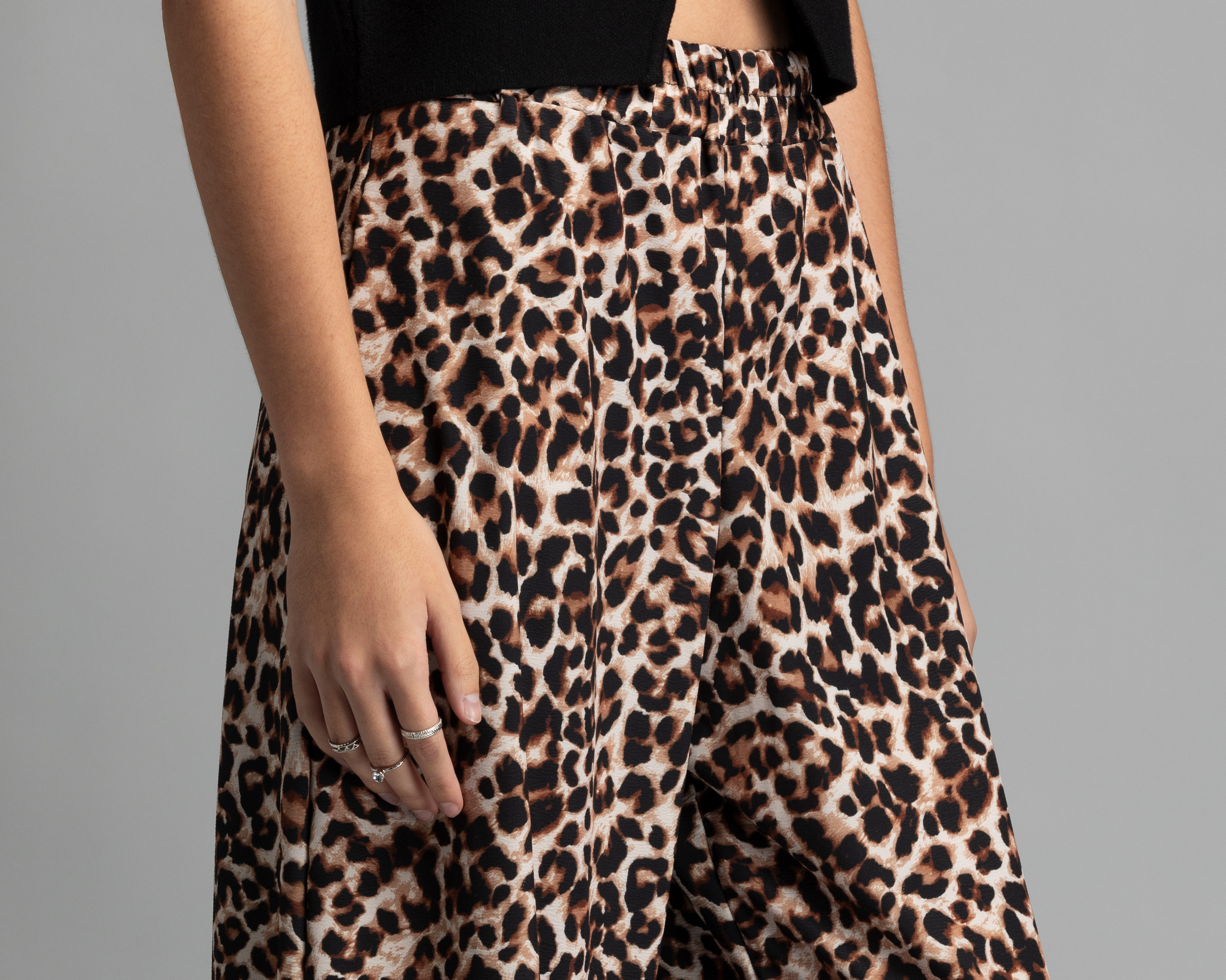 Foto 5 pulgar | Foto 4 | Pantalón Ancho Strona Animal Print para Mujer