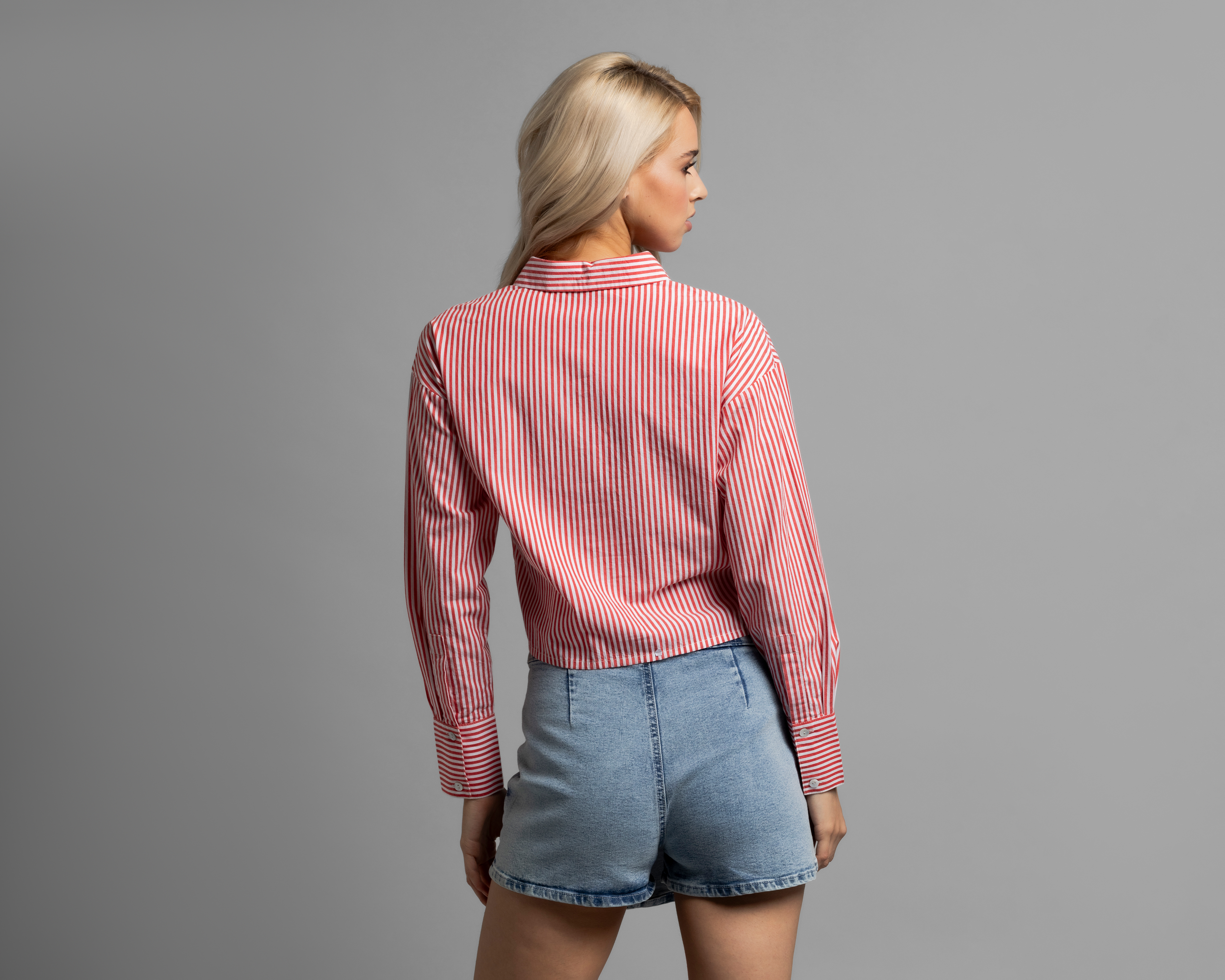 Foto 4 pulgar | Foto 3 | Camisa Manga Larga Strona para Mujer