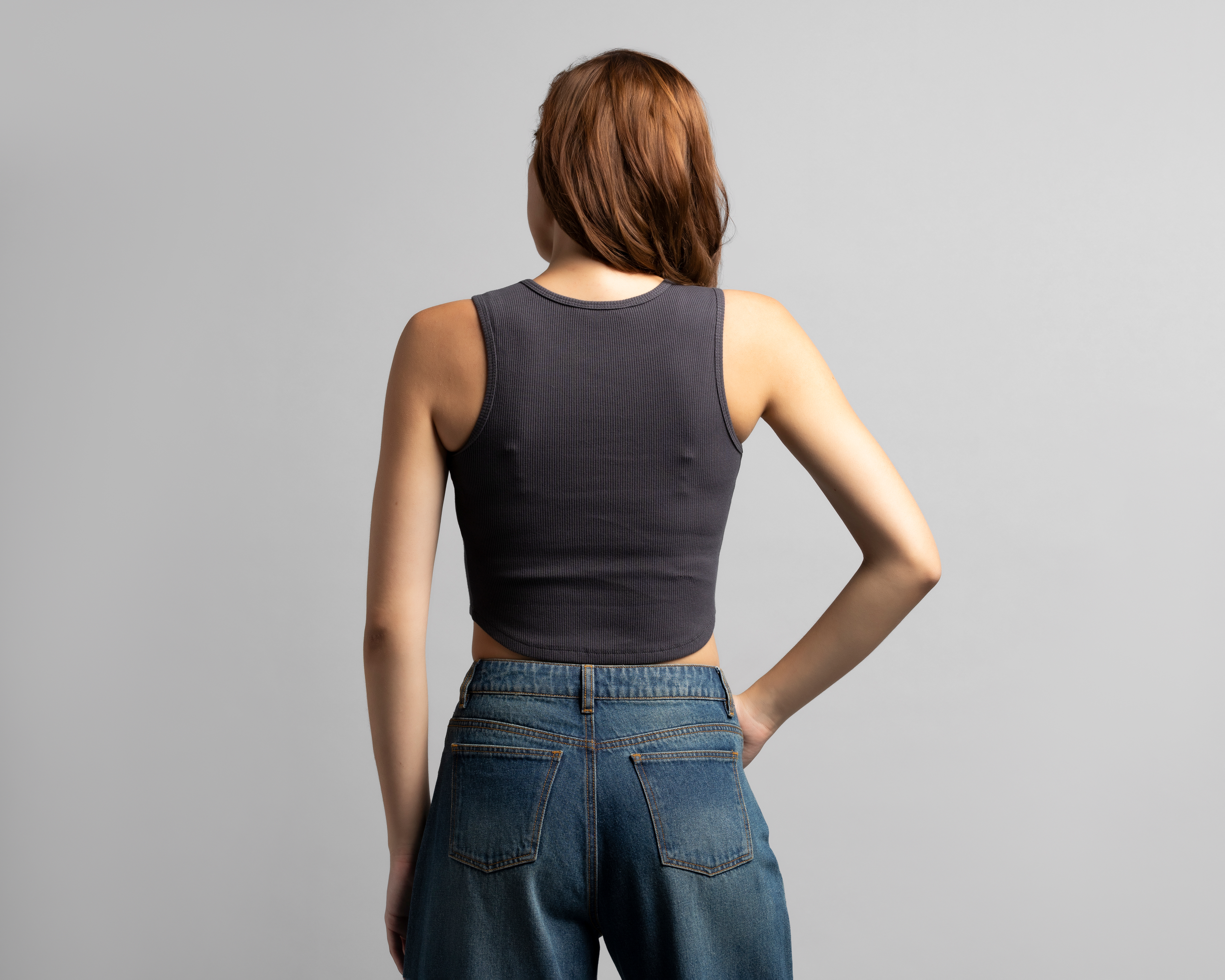 Foto 3 | Foto 3 | Playera Gris Strona para Mujer