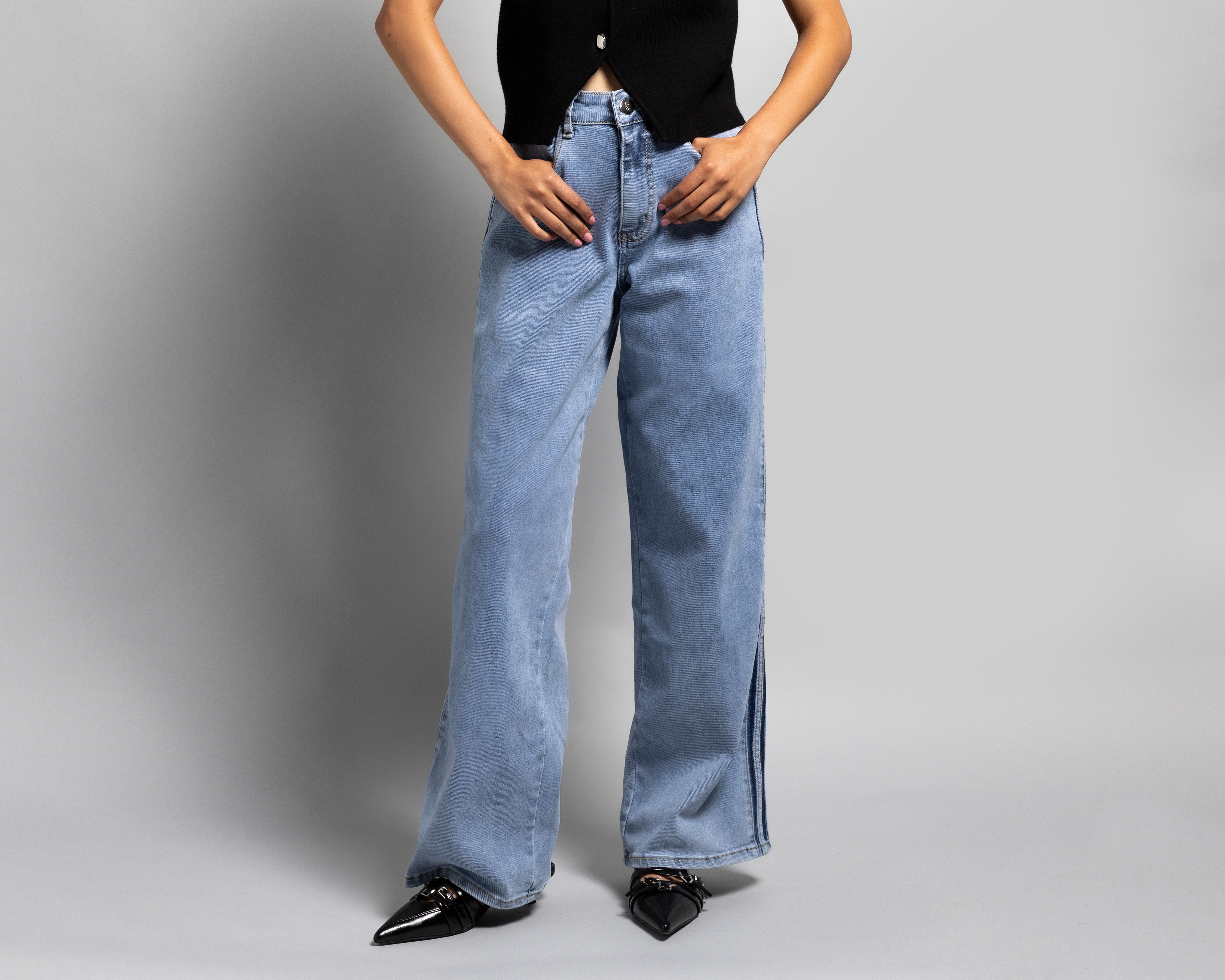 Foto 2 | Foto 2 | Jeans Regular Strona para Mujer