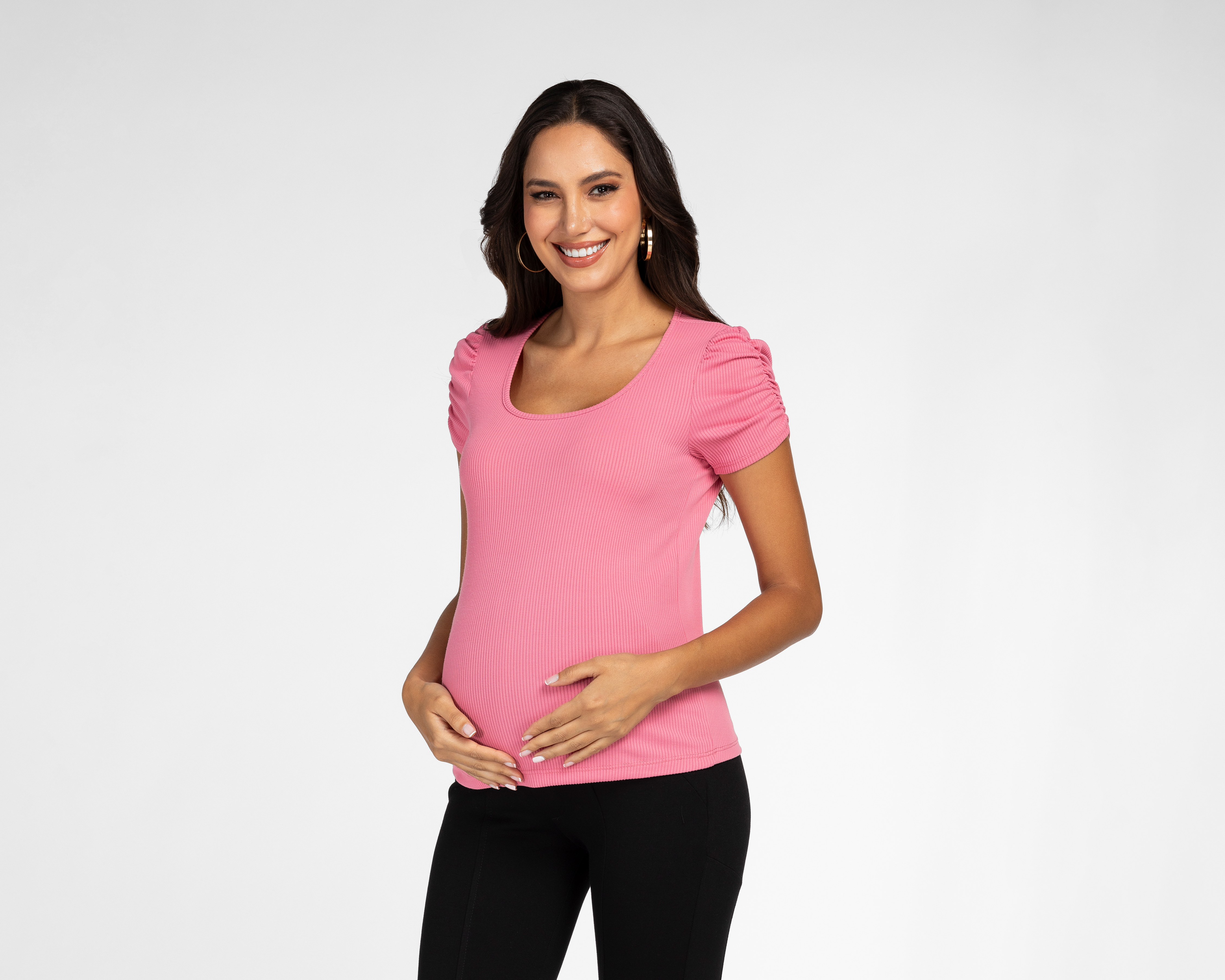 Foto 1 | Foto 1 | Blusa de Maternidad Mamá Bella Manga Aglobada