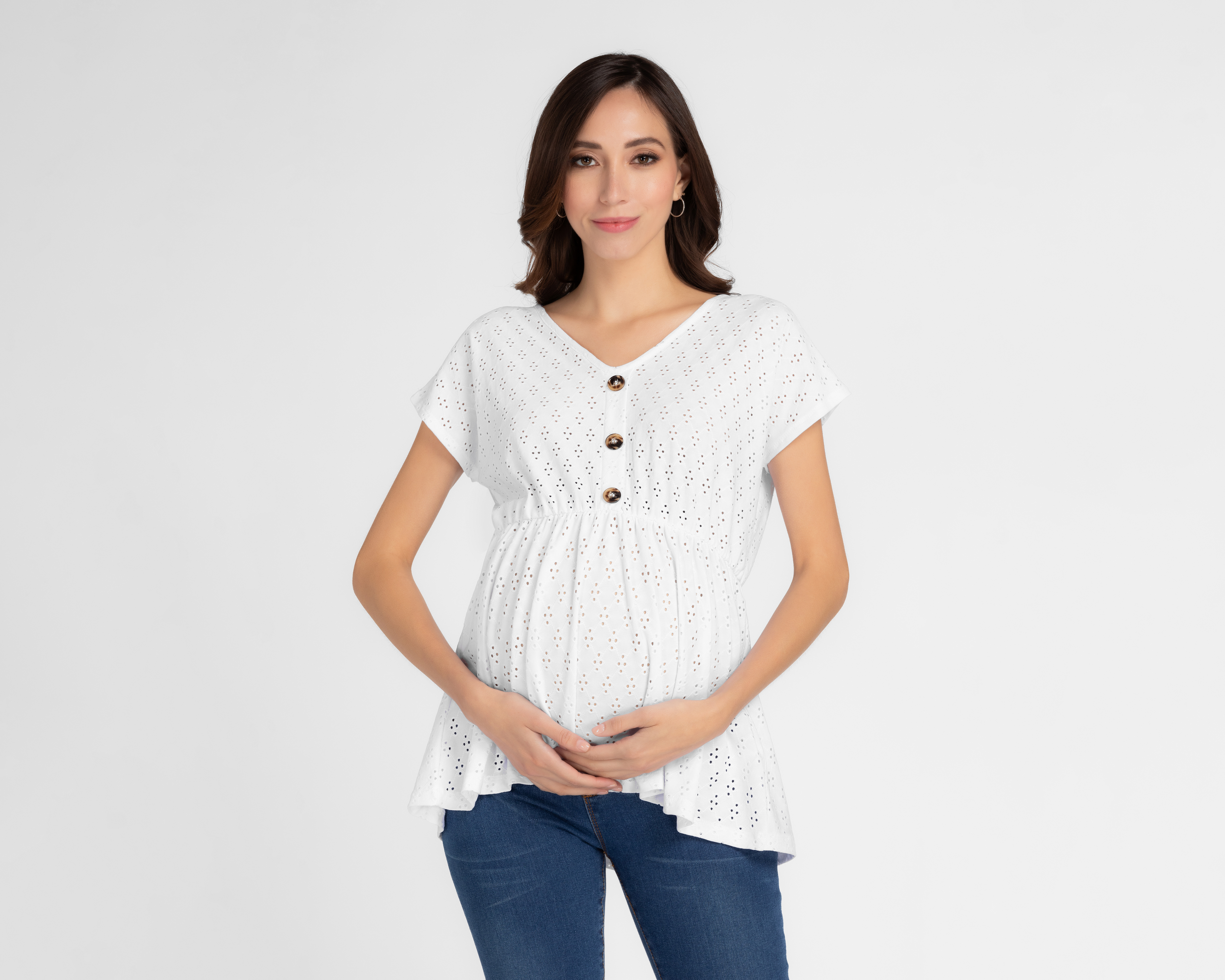 Playera de Maternidad Mamá Bella Manga Corta