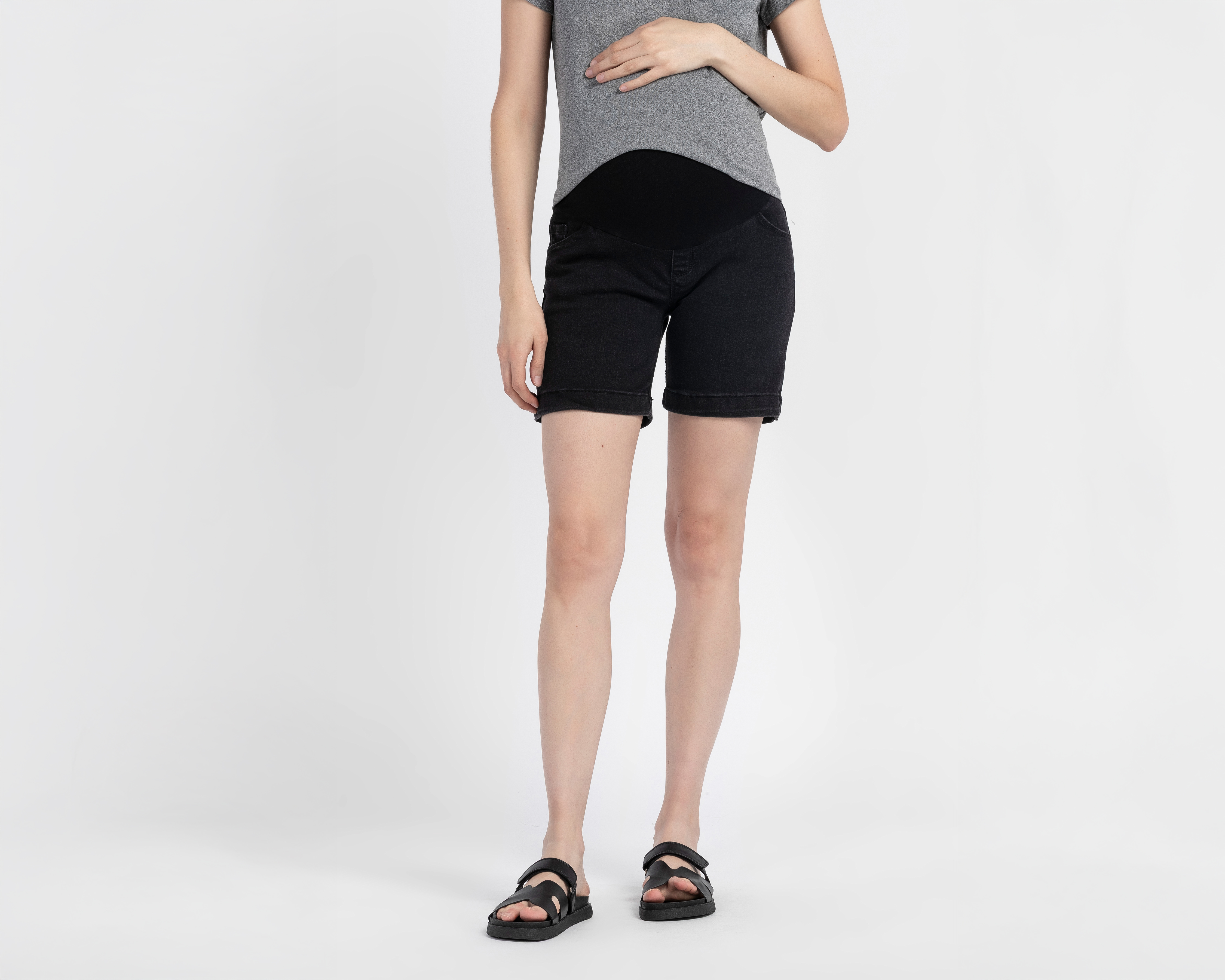 Foto 2 pulgar | Foto 1 | Short de Maternidad Mamá Bella