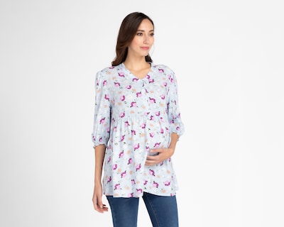 Foto 1 | Foto 1 | Blusa de Maternidad Mamá Bella Manga 3/4