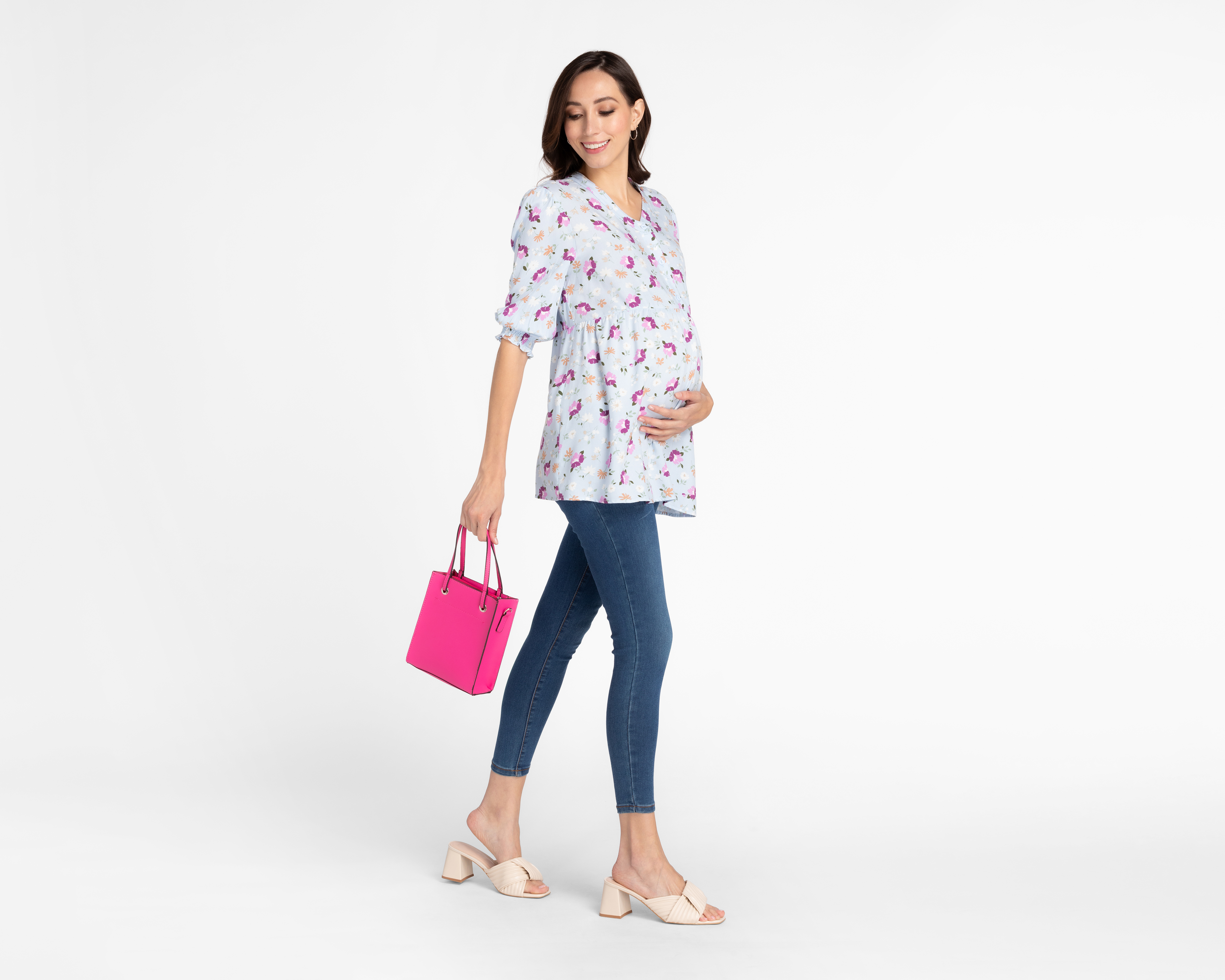 Foto 3 pulgar | Foto 2 | Blusa de Maternidad Mamá Bella Manga 3/4