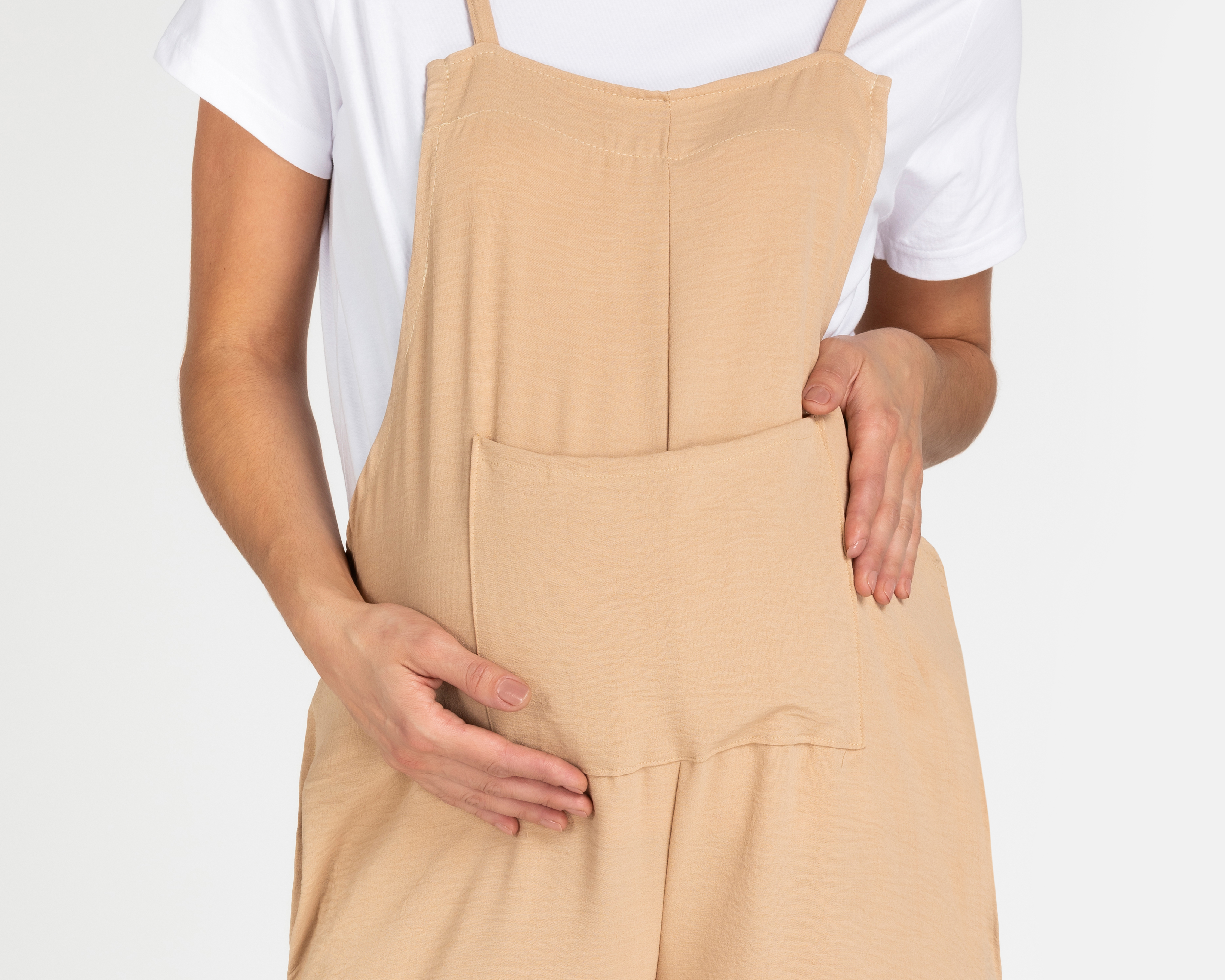 Foto 4 | Foto 4 | Jumper de Maternidad Mam Maternity Beige con Tirantes