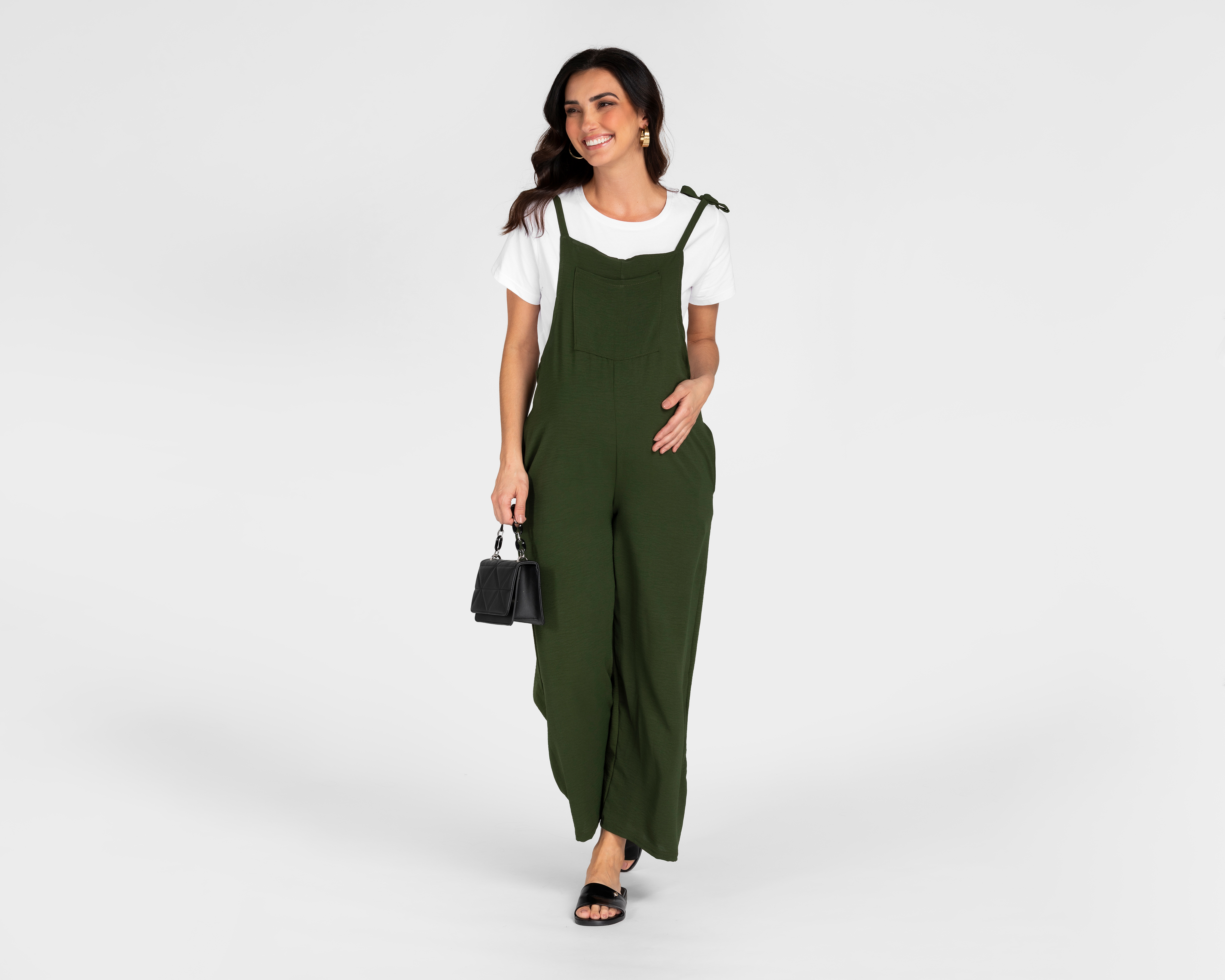 Foto 2 | Foto 2 | Jumper de Maternidad Mam Maternity Verde con Tirantes