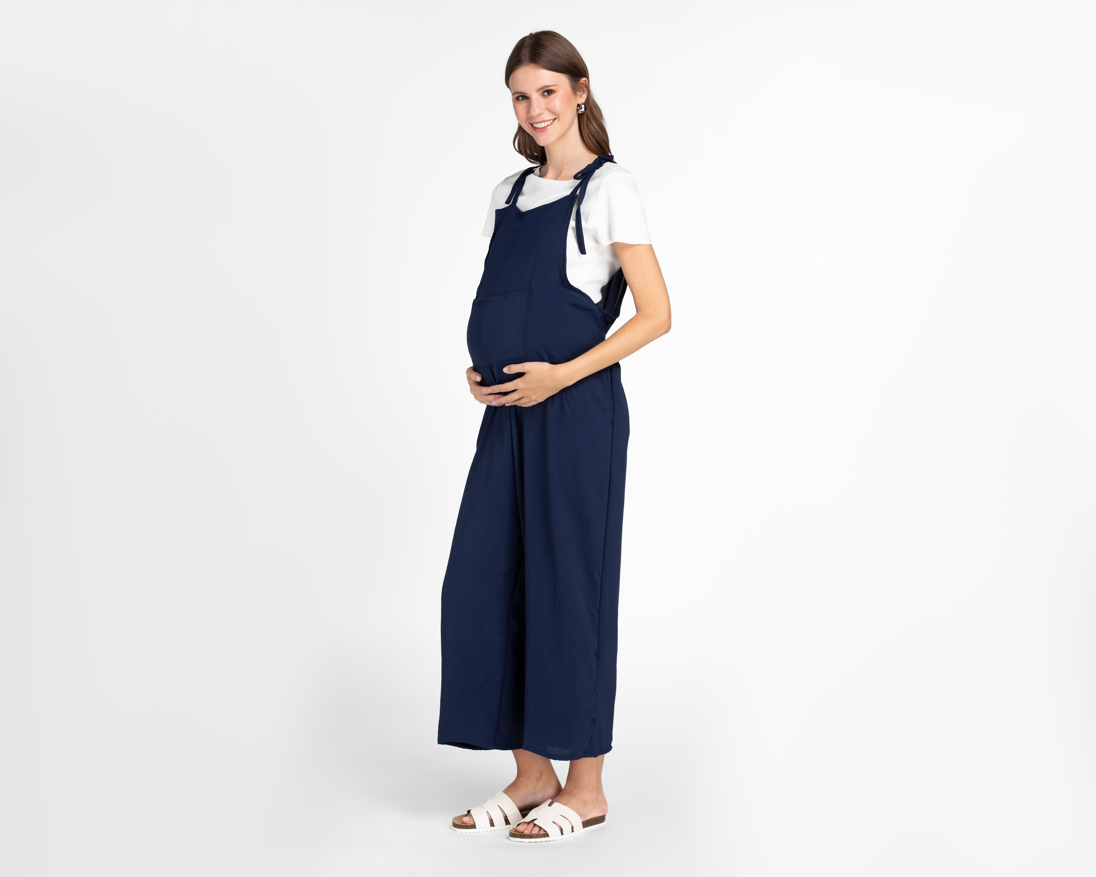 Foto 1 | Foto 1 | Jumper de Maternidad Mam Maternity Azul con Tirantes