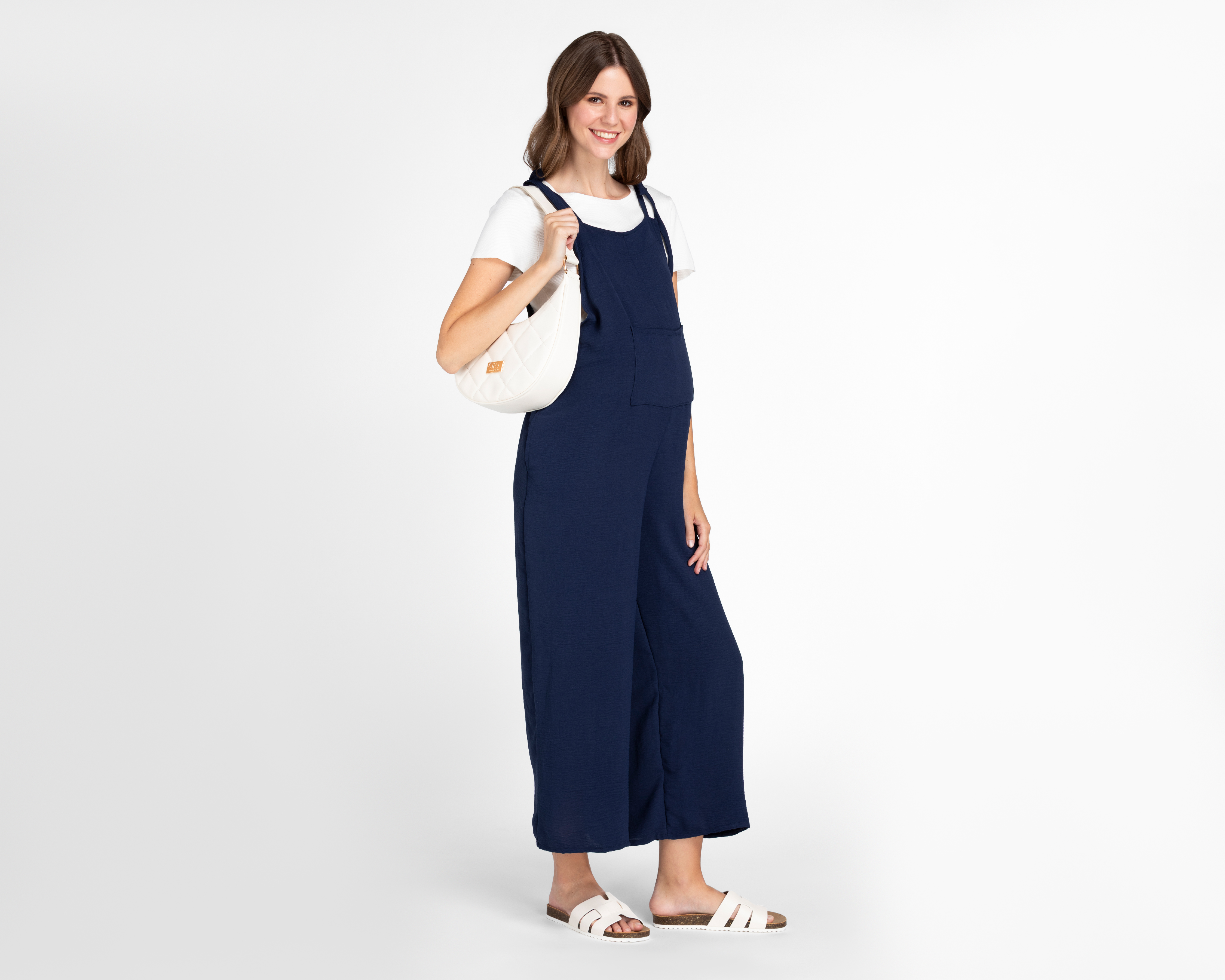 Foto 2 | Foto 2 | Jumper de Maternidad Mam Maternity Azul con Tirantes