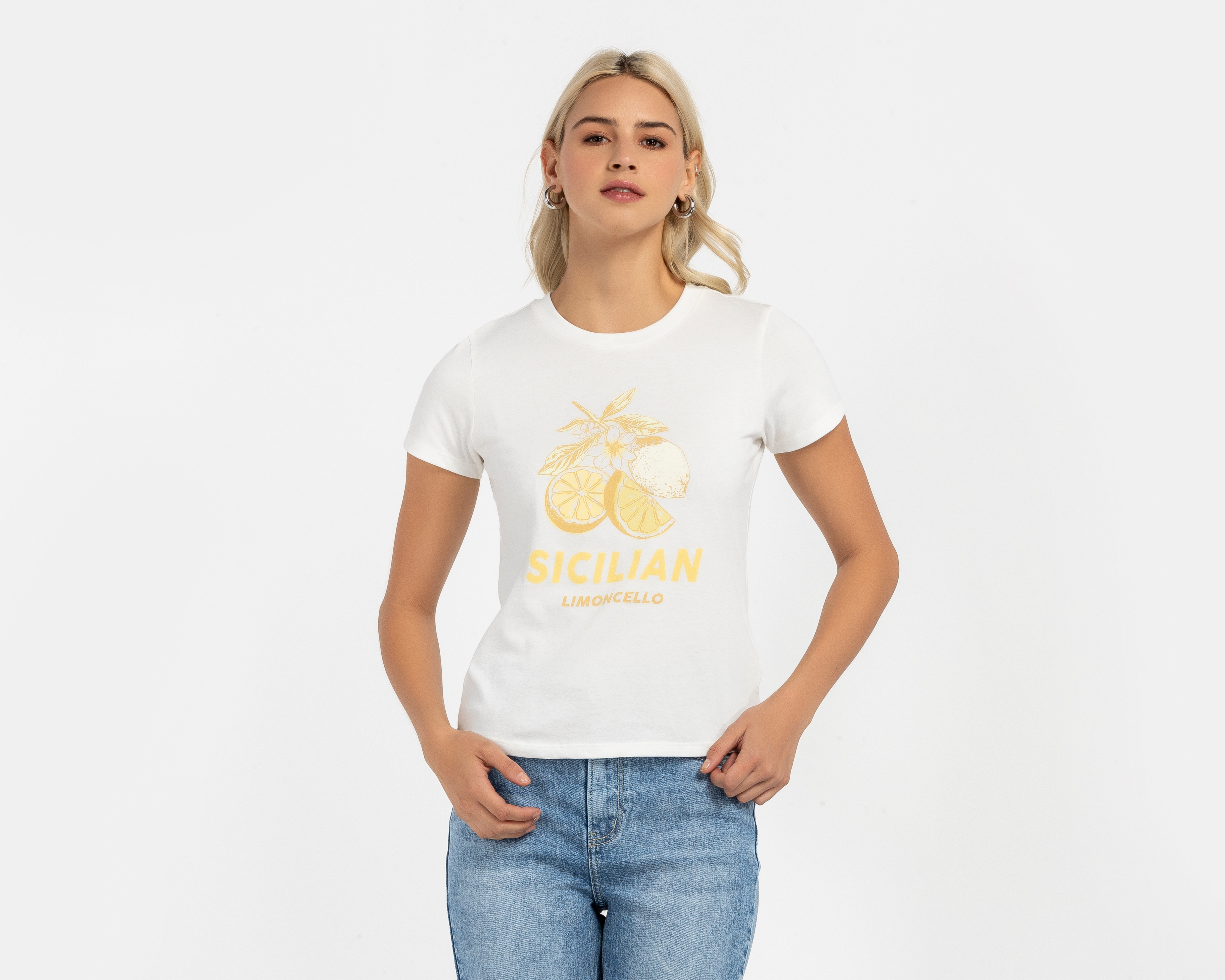 Playera Blanca 18 Forever para Mujer