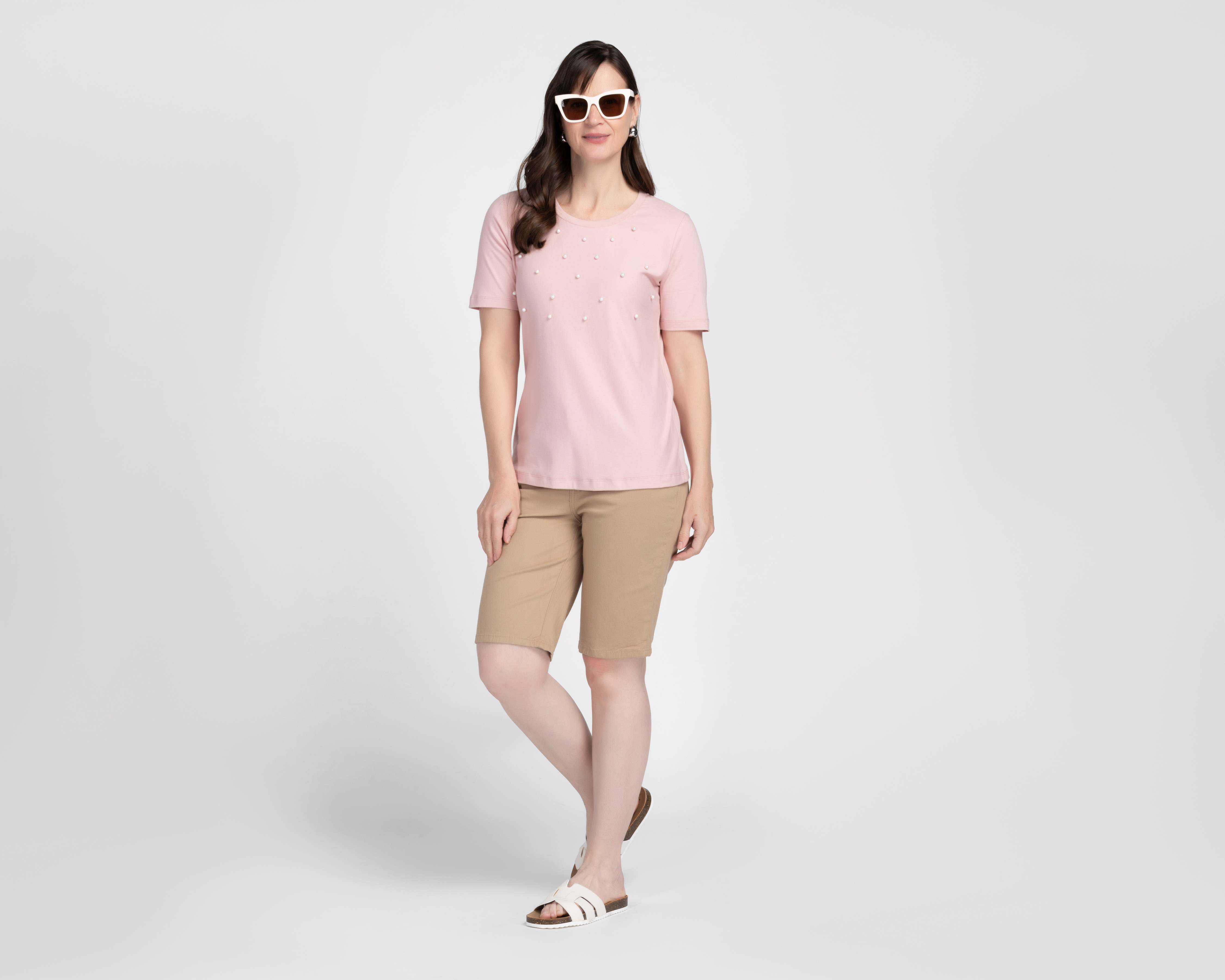 Foto 3 pulgar | Foto 2 | Short Lady Sun Caqui