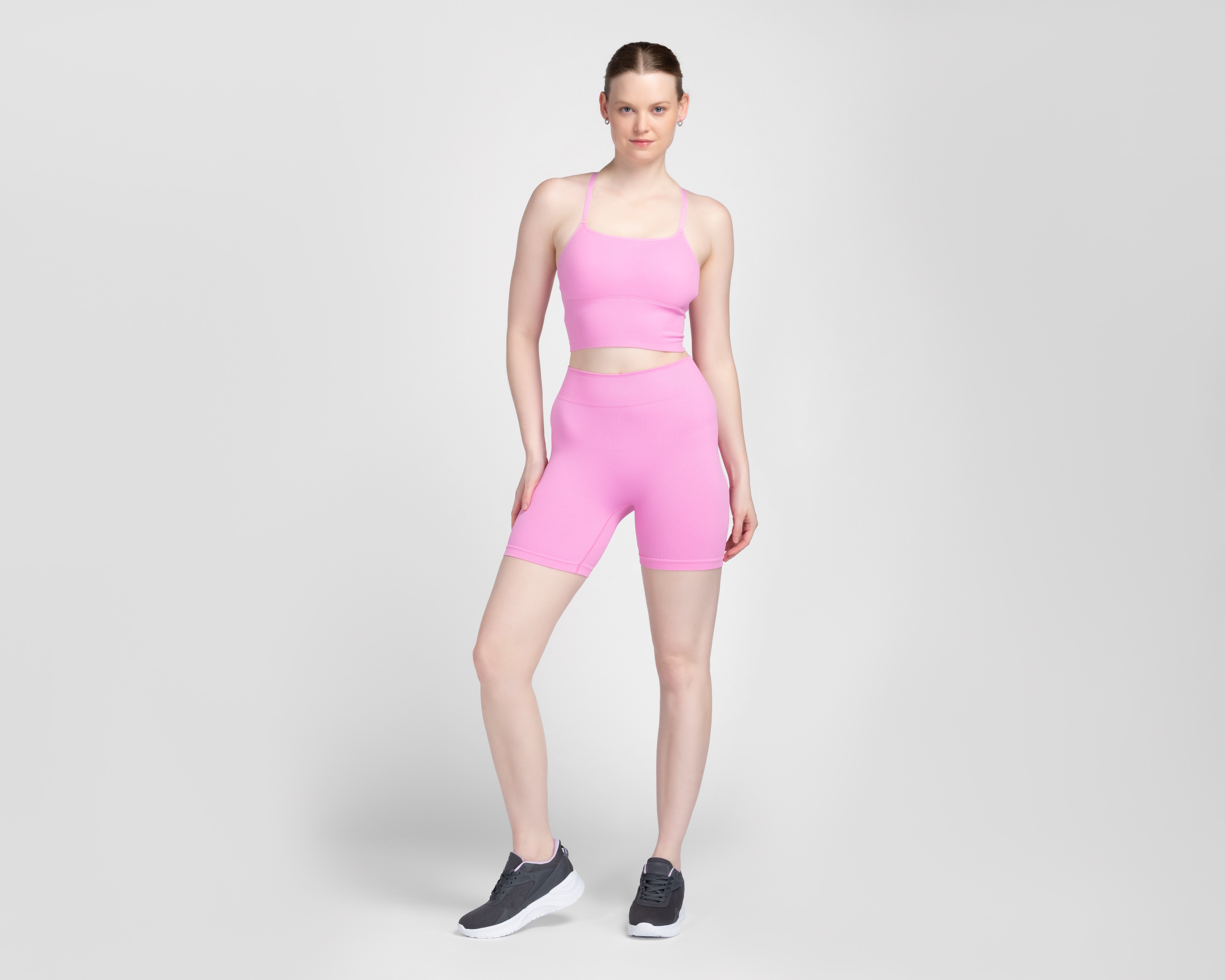 Conjunto Deportivo de Top y Short Sportline para Mujer