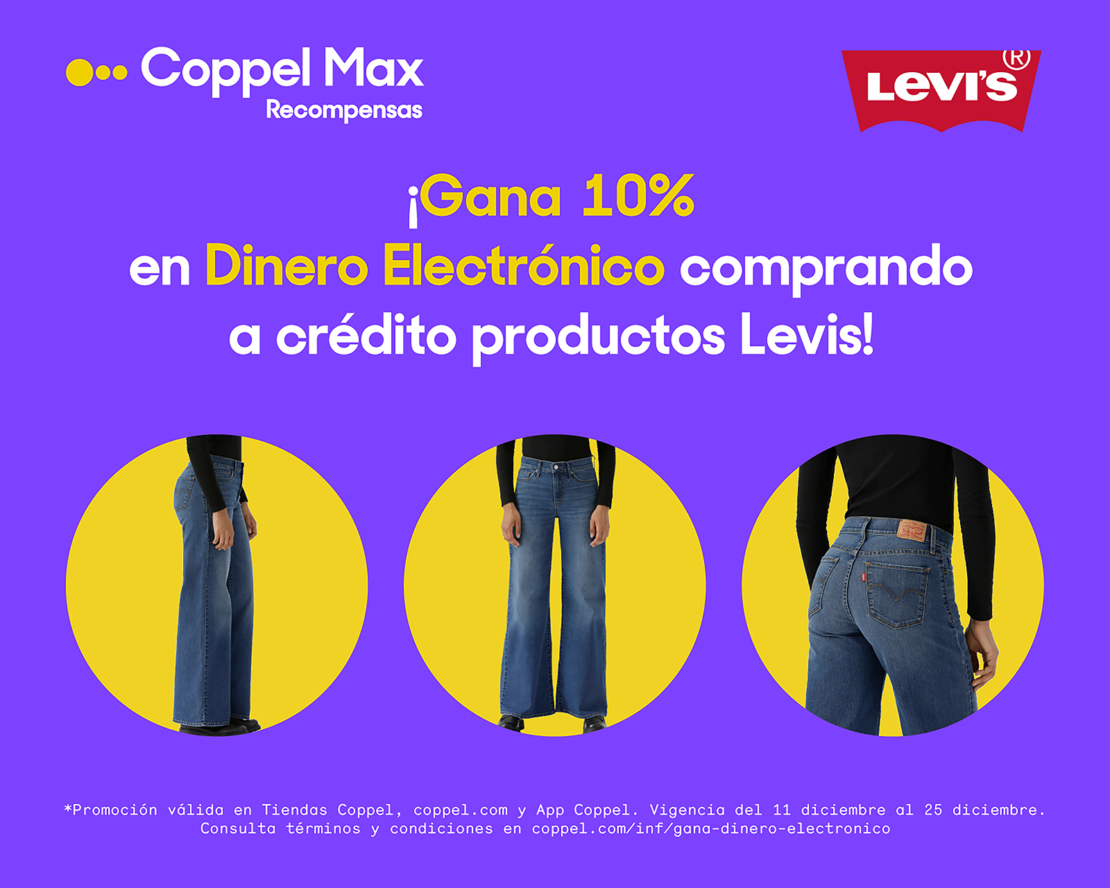 Foto 5 pulgar | Foto 4 | Jeans Wide Leg Levi's 318 Shaping para Mujer