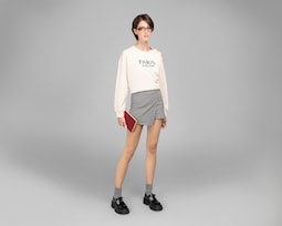 Short Falda Strona a Cuadros