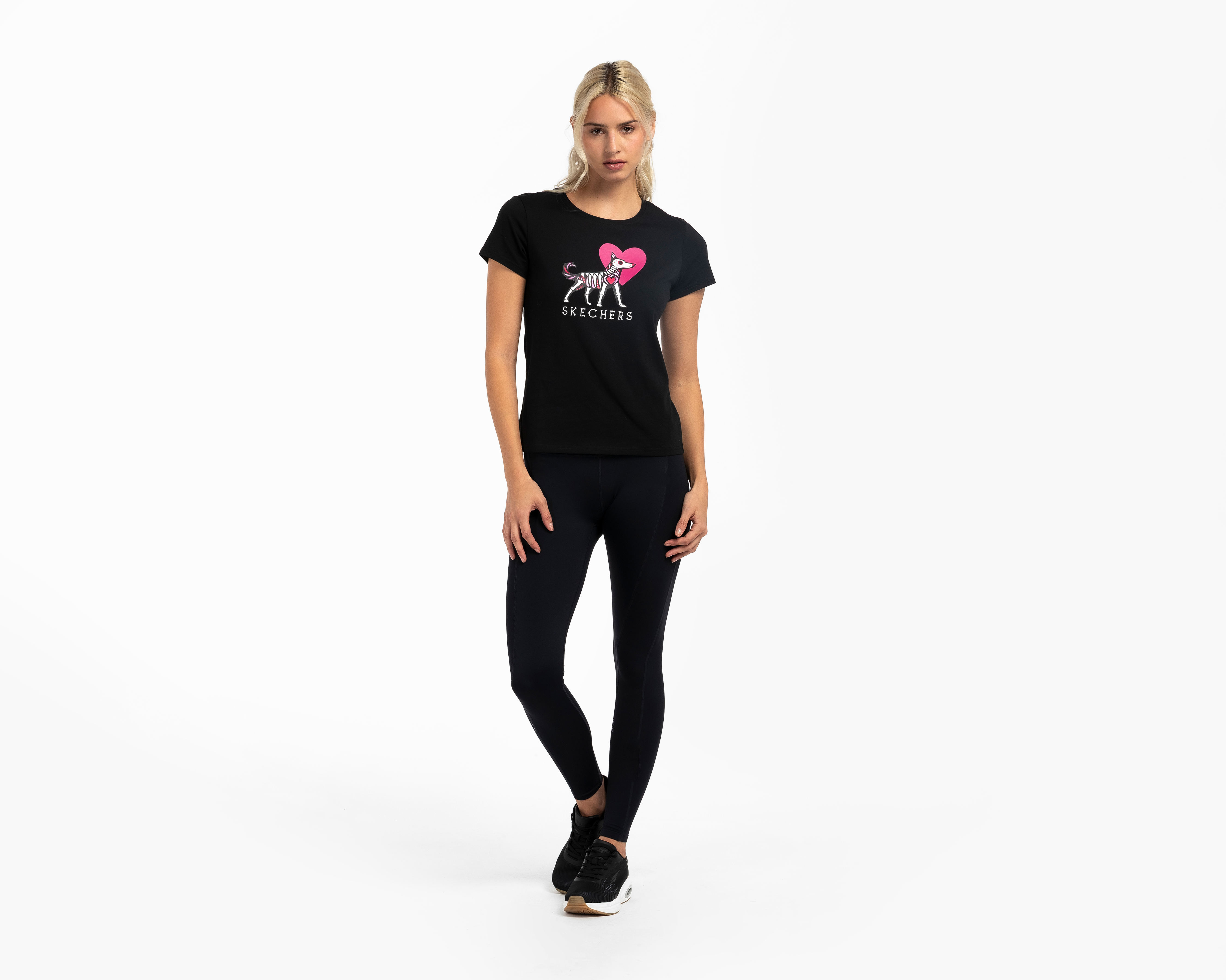 Foto 3 pulgar | Foto 2 | Playera Deportiva Skechers para Mujer