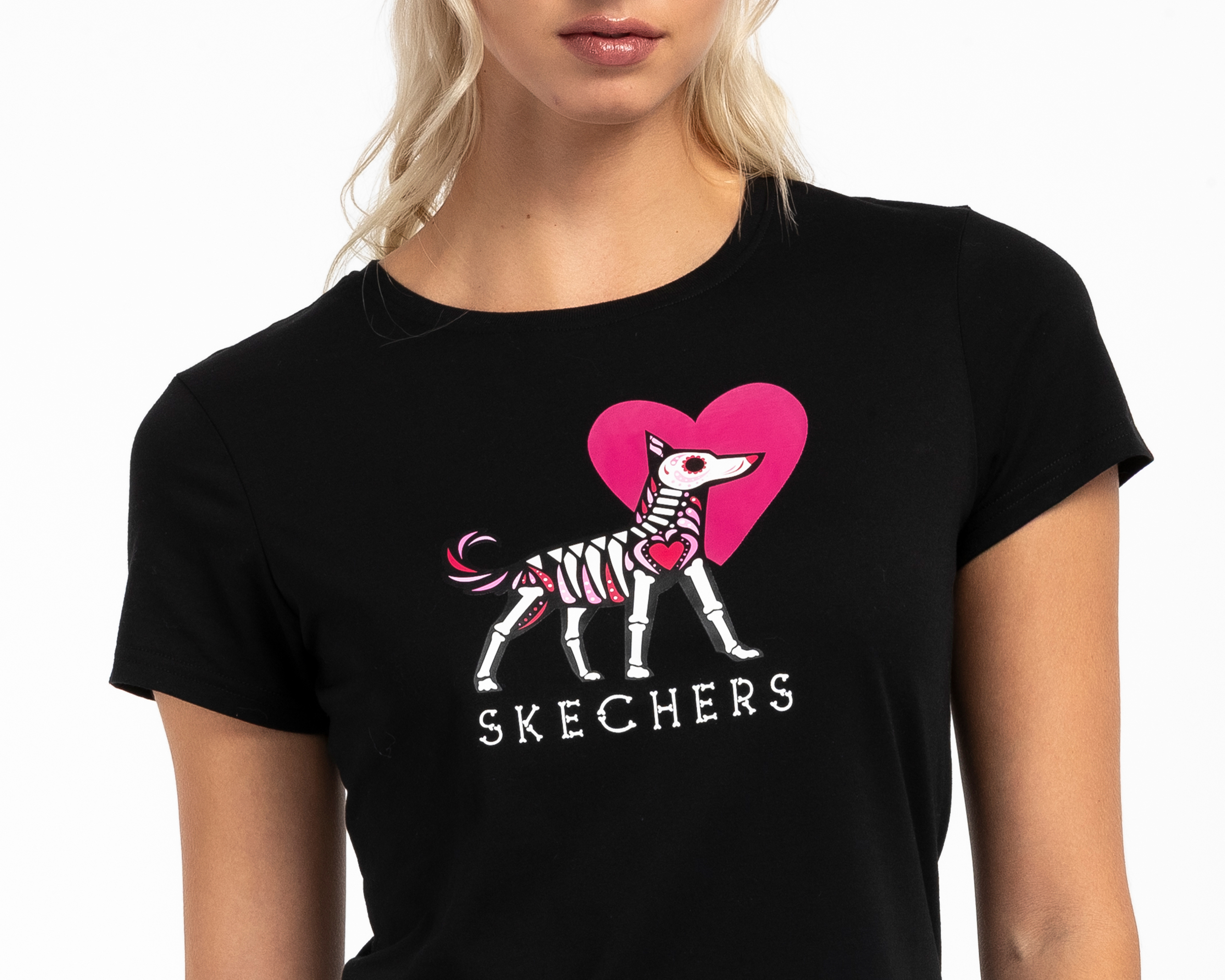 Foto 4 | Foto 4 | Playera Deportiva Skechers para Mujer