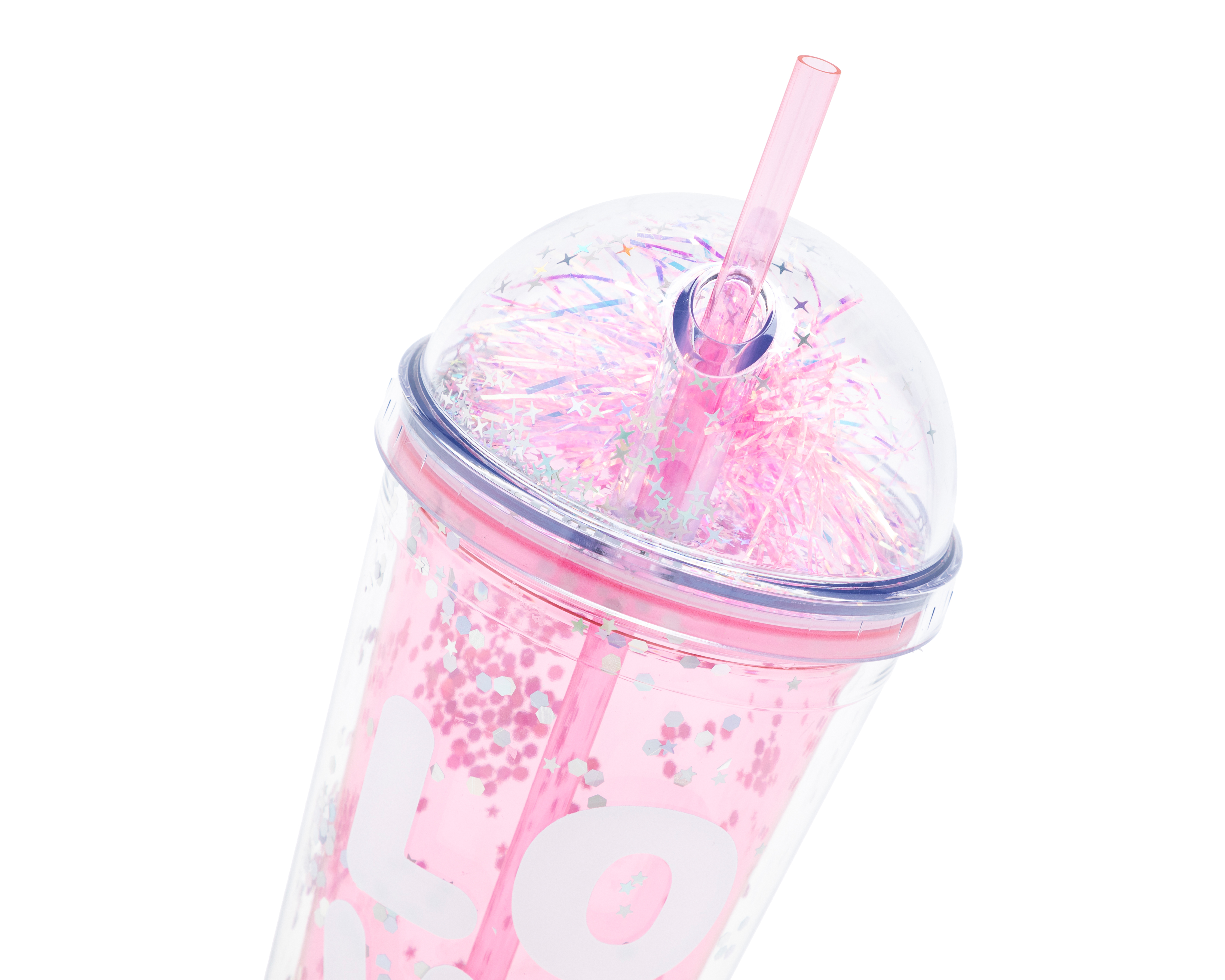 Foto 2 | Foto 2 | Vaso con Popote de Plástico 18 Forever 450 ml