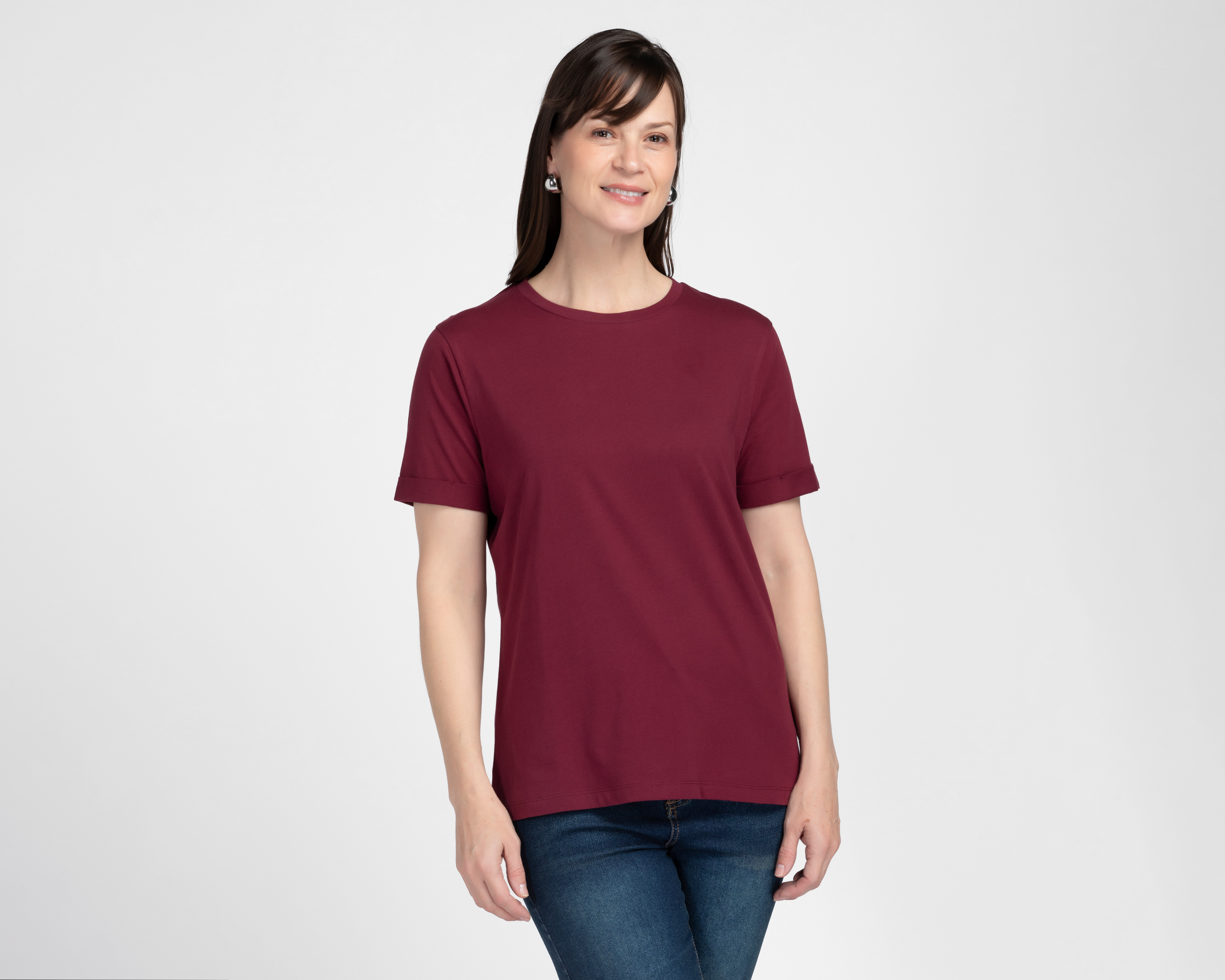 Foto 2 pulgar | Foto 1 | Playera Manga Corta Sahara para Mujer