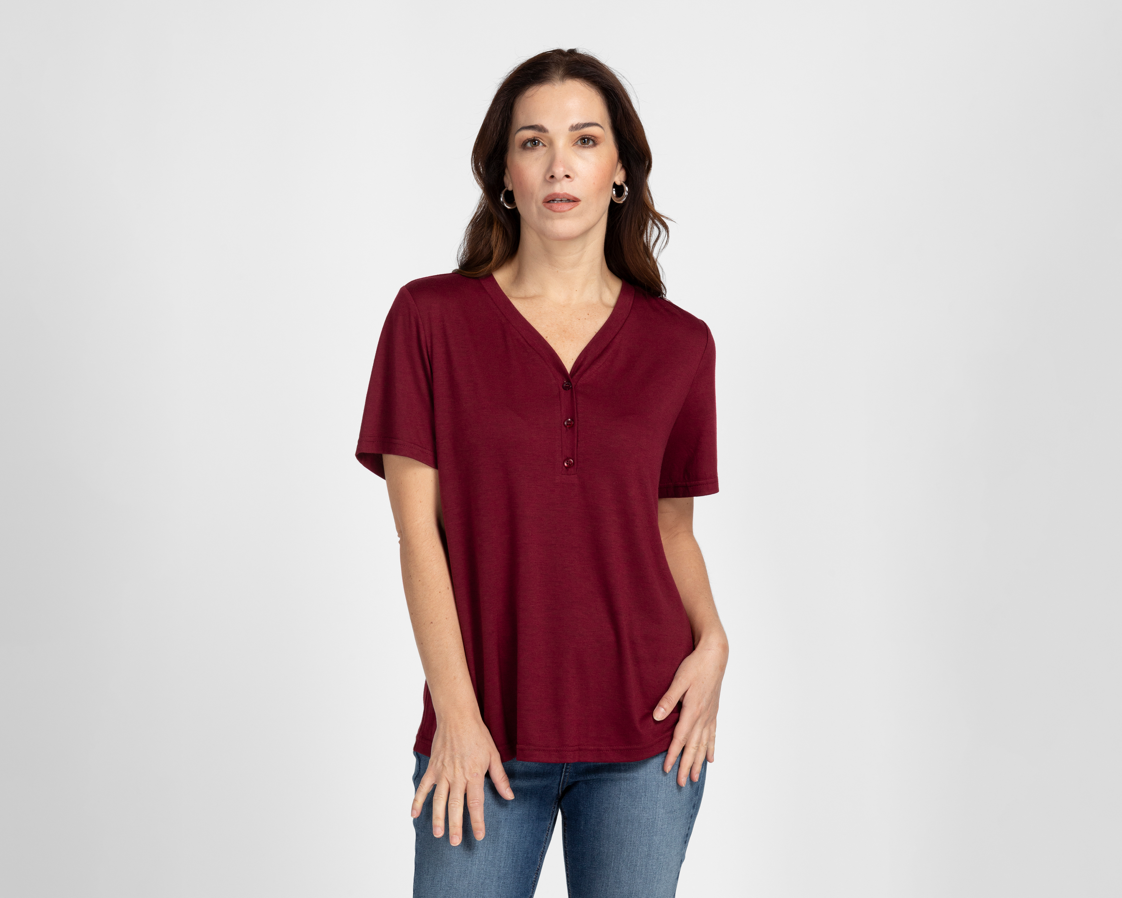 Blusa Manga Corta Lady Sun para Mujer