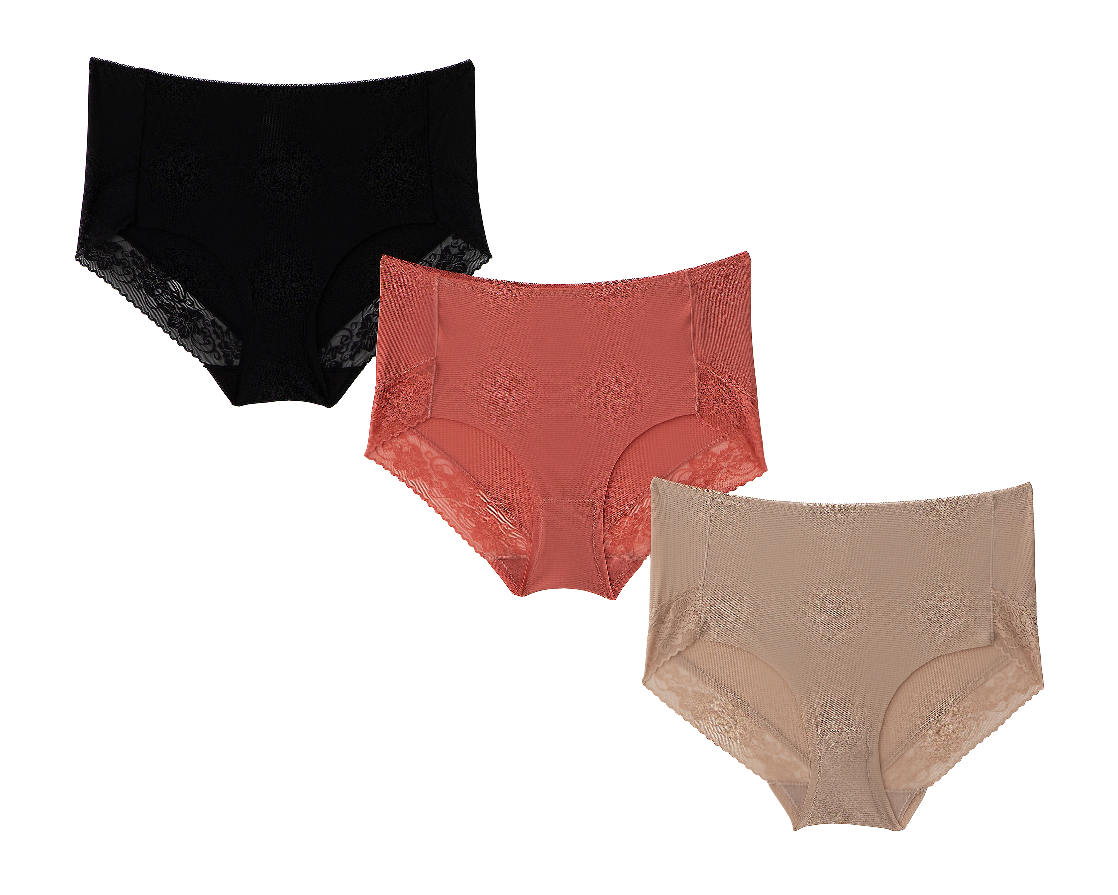 Pantaleta con Encaje Eva Tu Estilo Íntimo para Mujer 3 Piezas