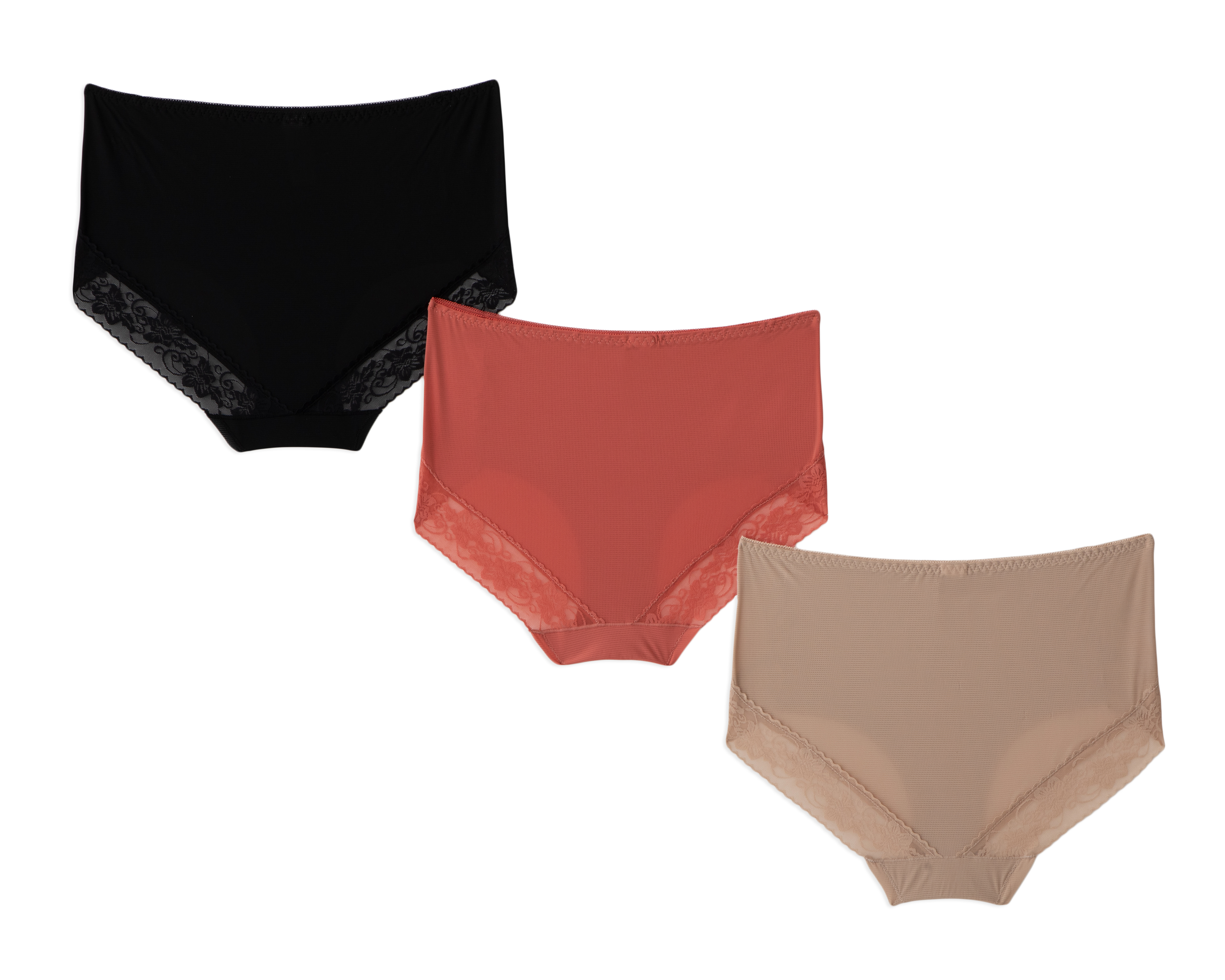 Foto 3 pulgar | Foto 2 | Pantaleta con Encaje Eva Tu Estilo Íntimo para Mujer 3 Piezas