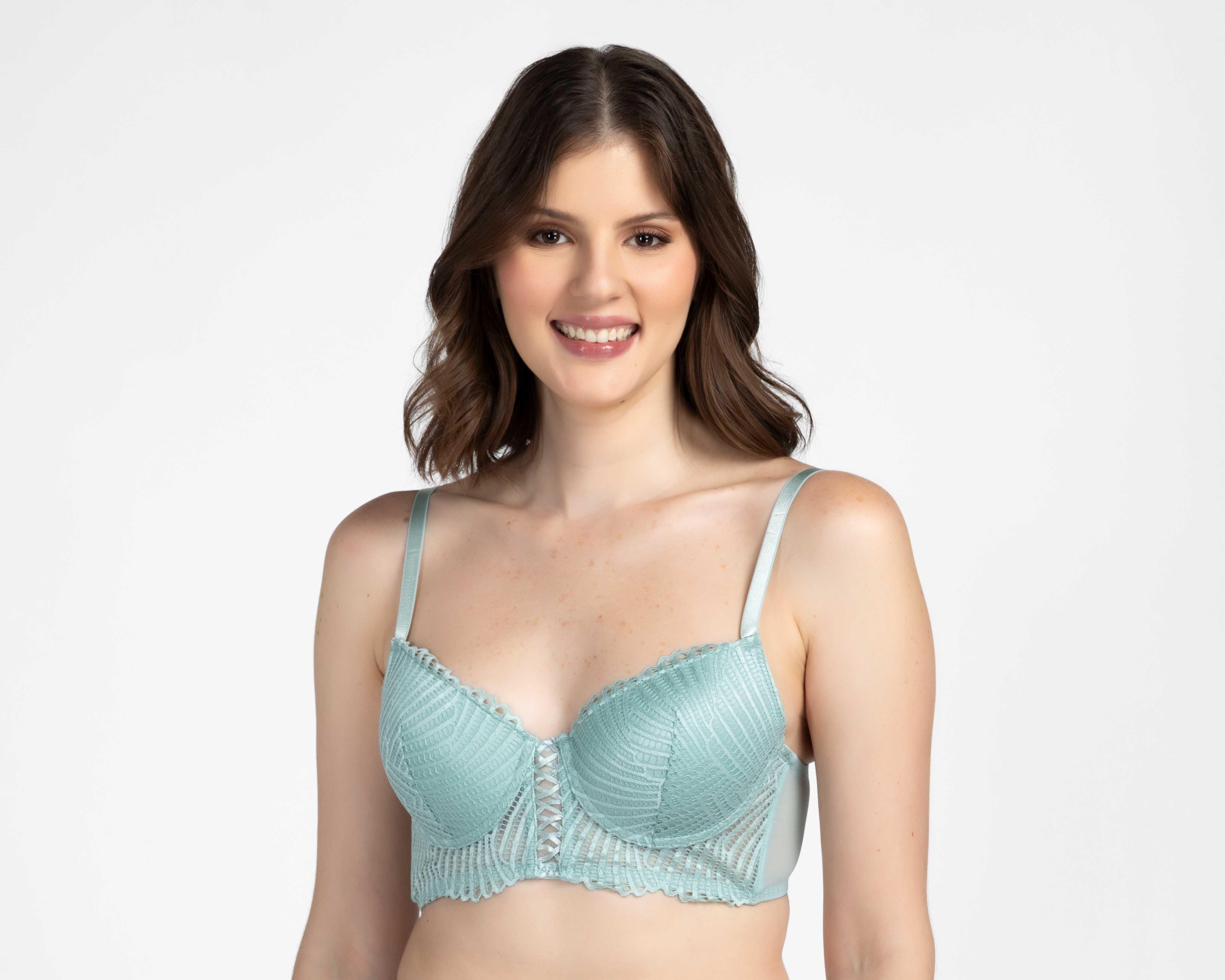 Foto 2 | Foto 2 | Brasier Copa Completa con Encaje Eva tu Estilo Íntimo 2 Pack