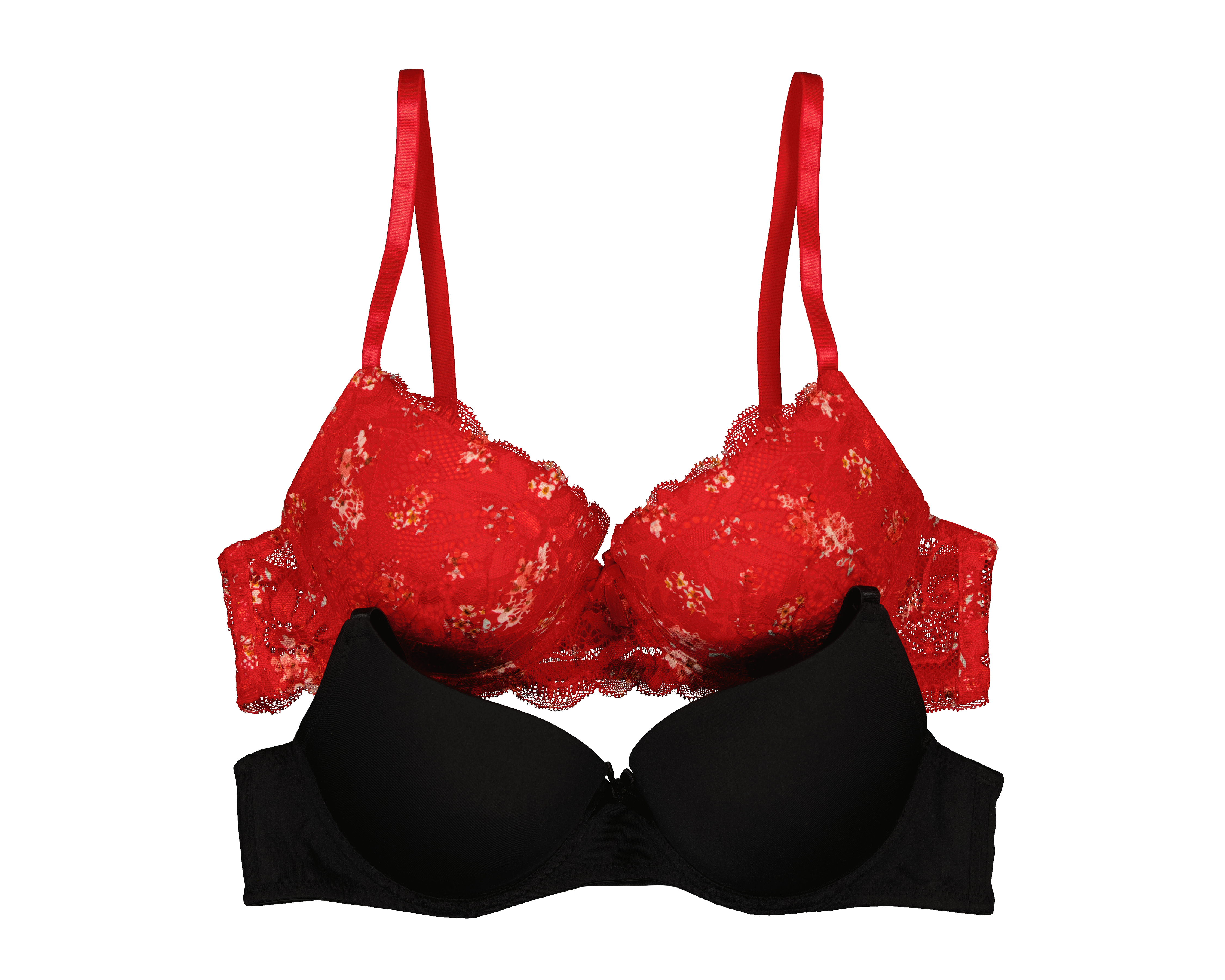 Brasier Media Copa con Encaje Eva tu Estilo Íntimo 2 Pack