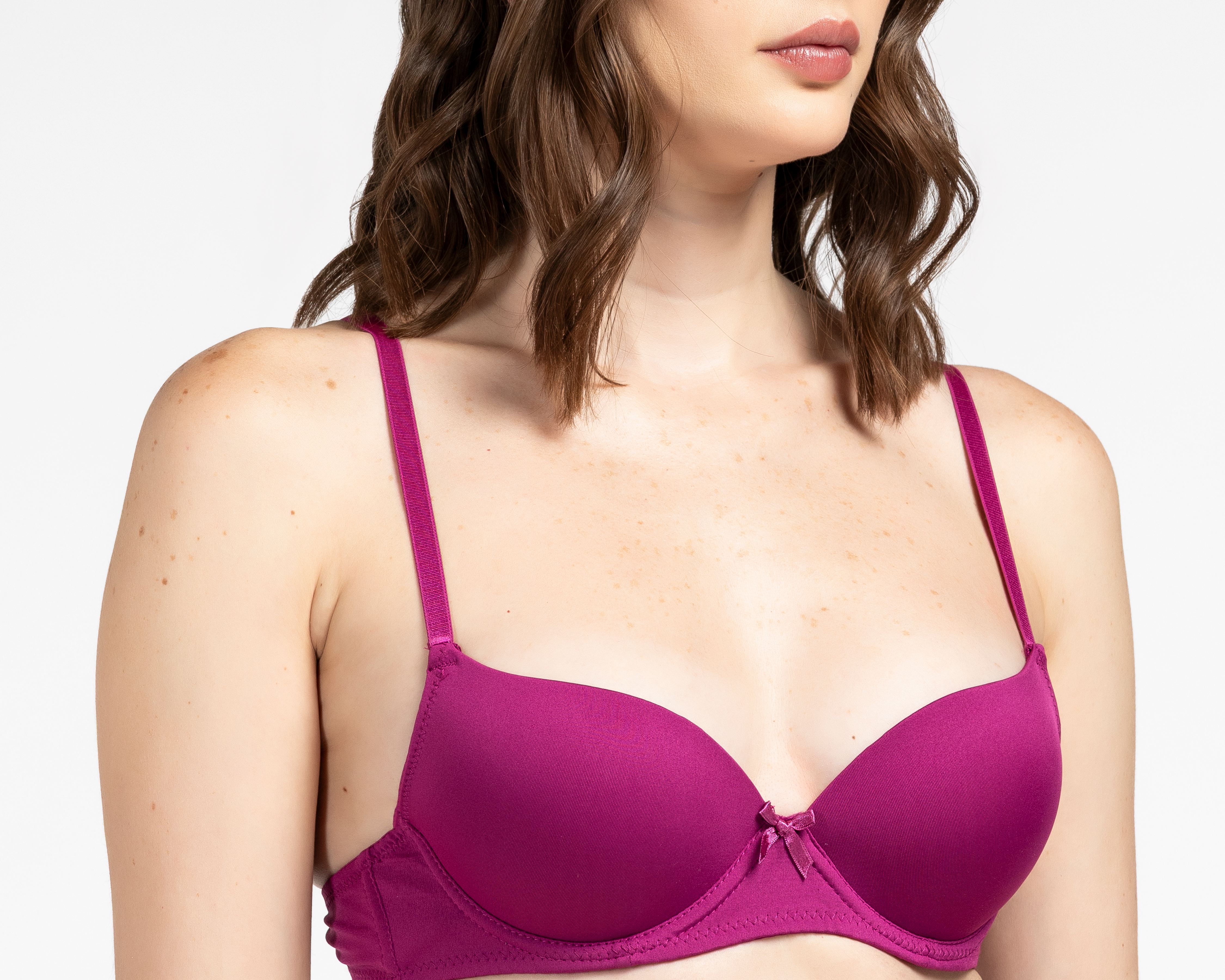 Foto 4 pulgar | Foto 3 | Brasier Media Copa con Encaje Eva tu Estilo Íntimo 2 Piezas