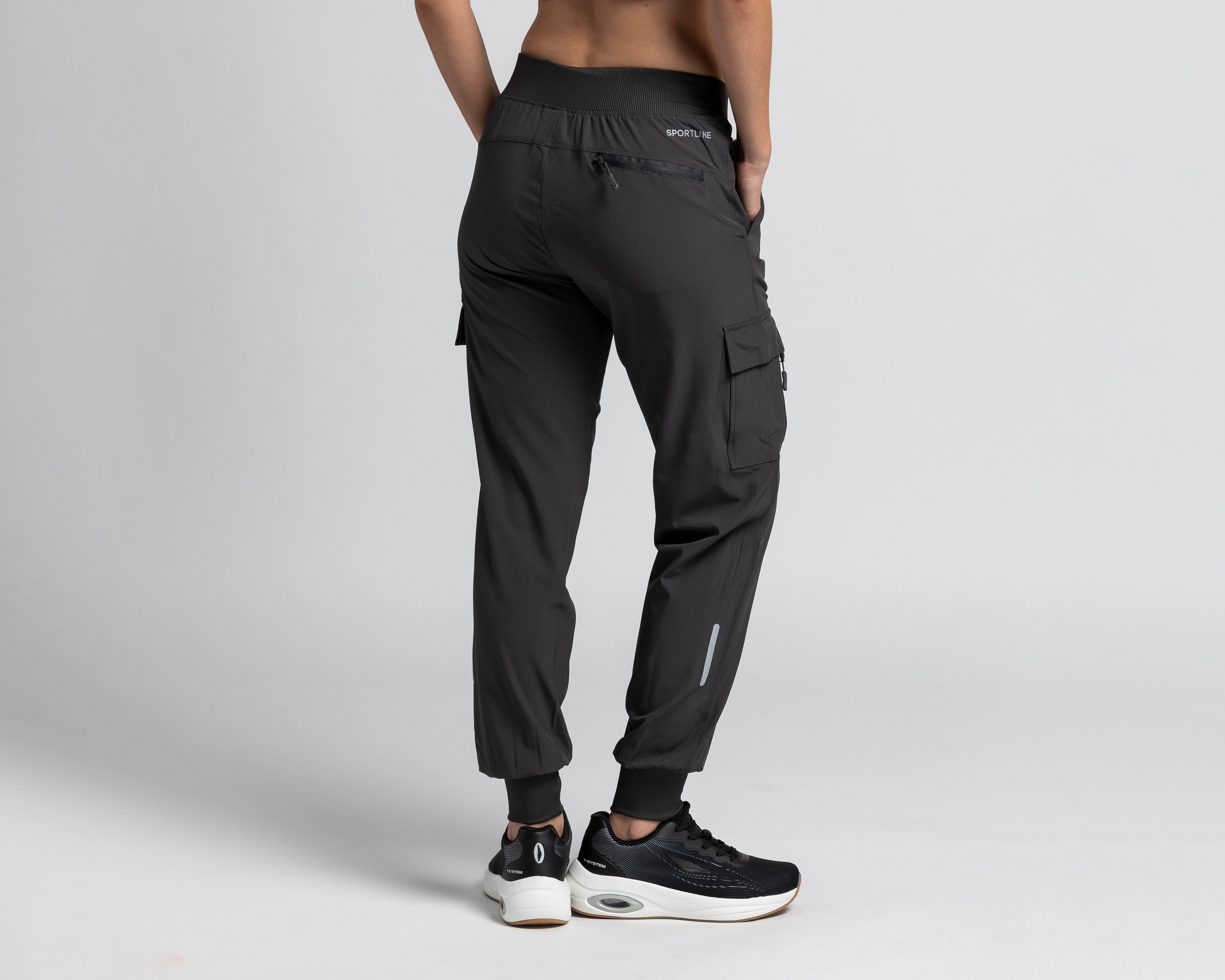 Foto 3 | Foto 3 | Jogger Sportline Gris para Mujer
