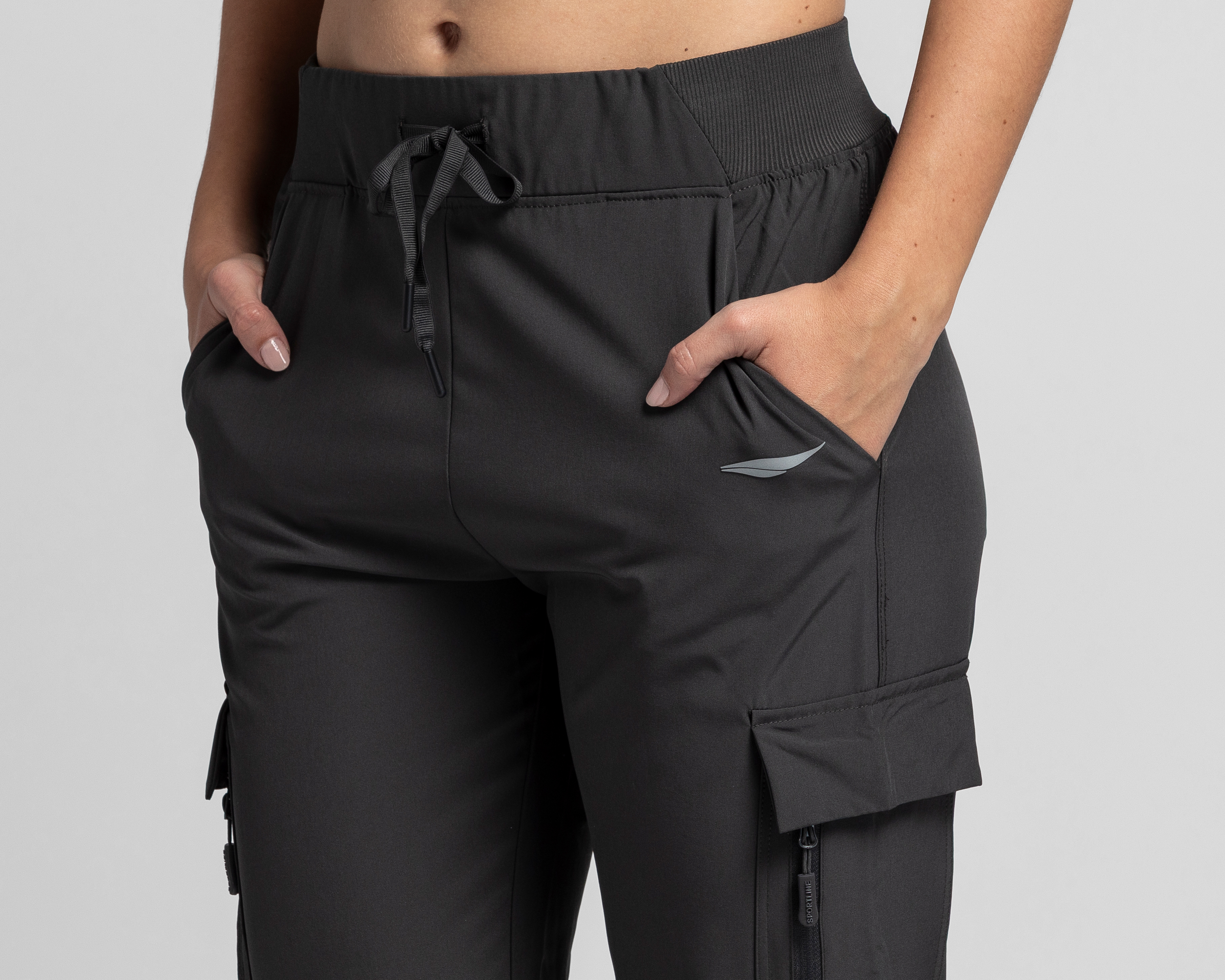 Foto 5 pulgar | Foto 4 | Jogger Sportline Gris para Mujer