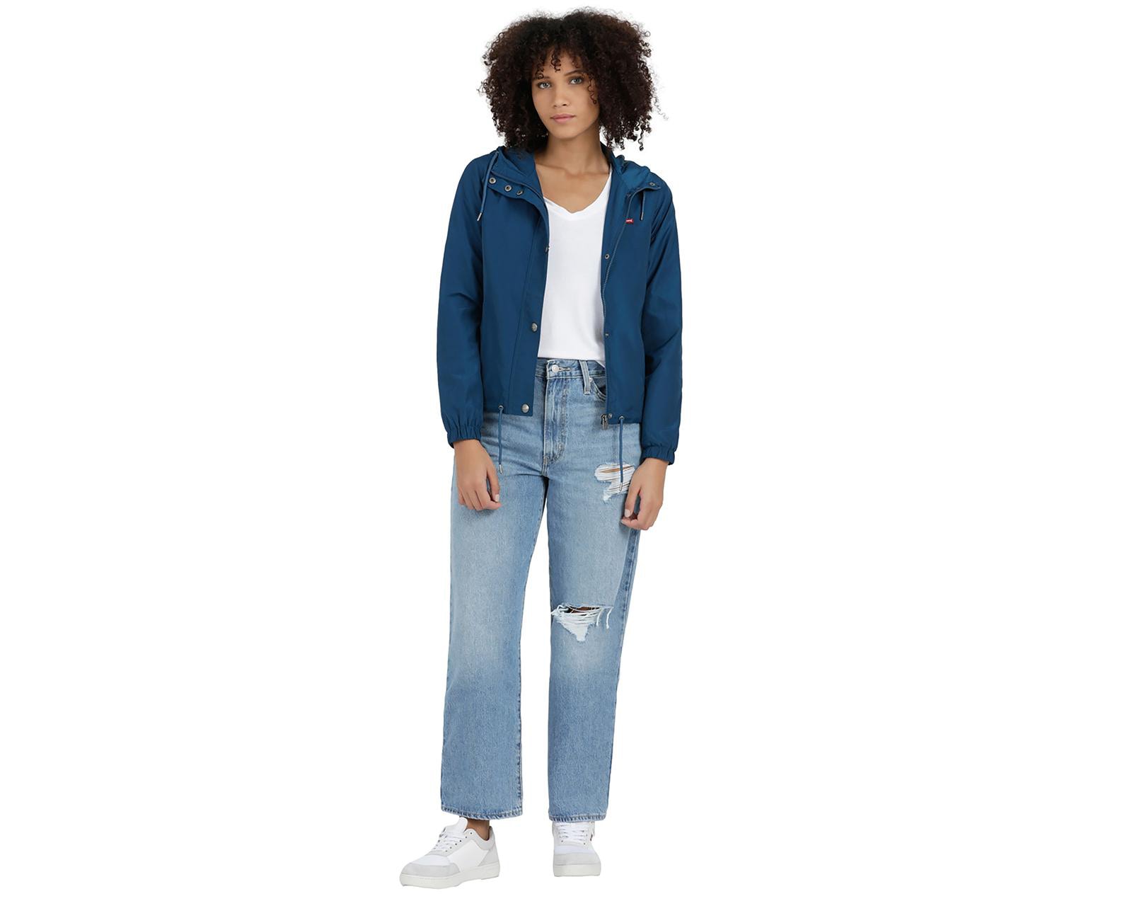 Foto 4 | Foto 4 | Chamarra Levi's Azul con Gorro