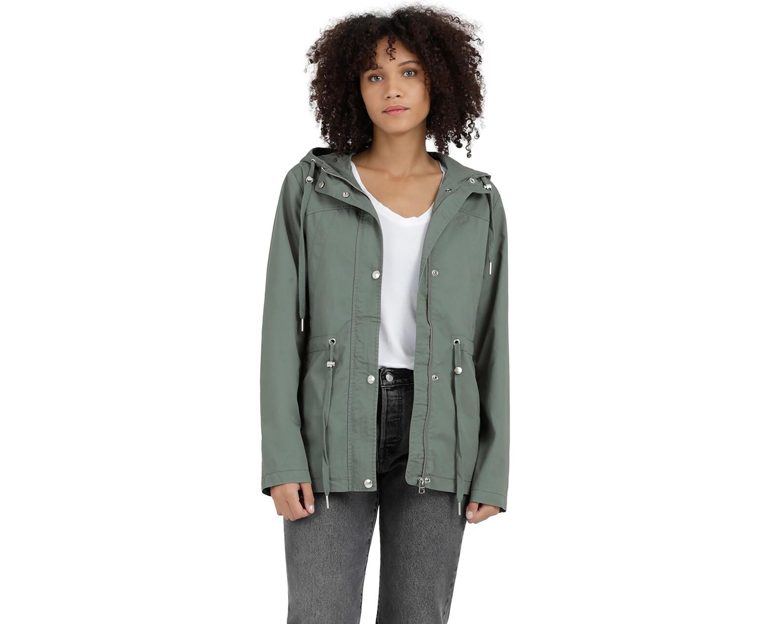 Chamarra Levi's Verde con Gorro